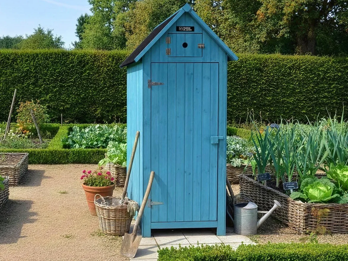 Szafa ogrodowa Cabanon 77 x 54.5 x 179 cm Błękitna