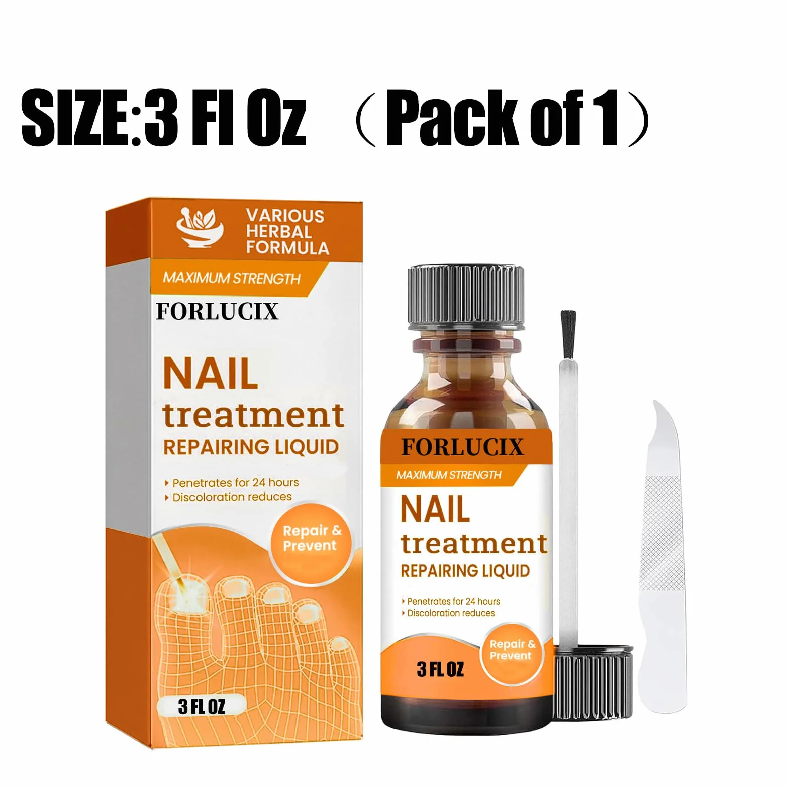 Extra Strength,3 Fl Oz(Pack of 1),Orange