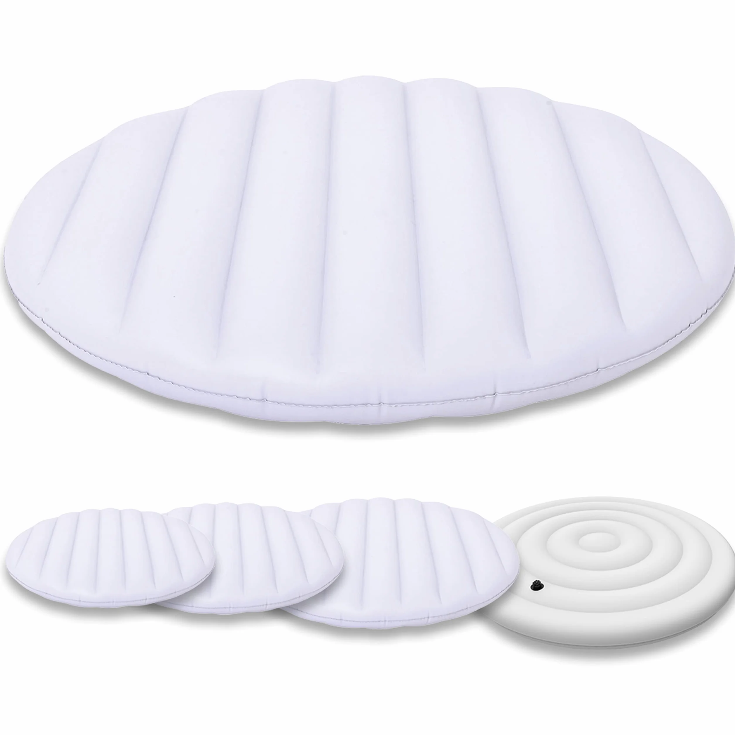 Avenli CleanPlus okrągła nadmuchiwana pokrywa do SPA 125 x 125 x 18 cm