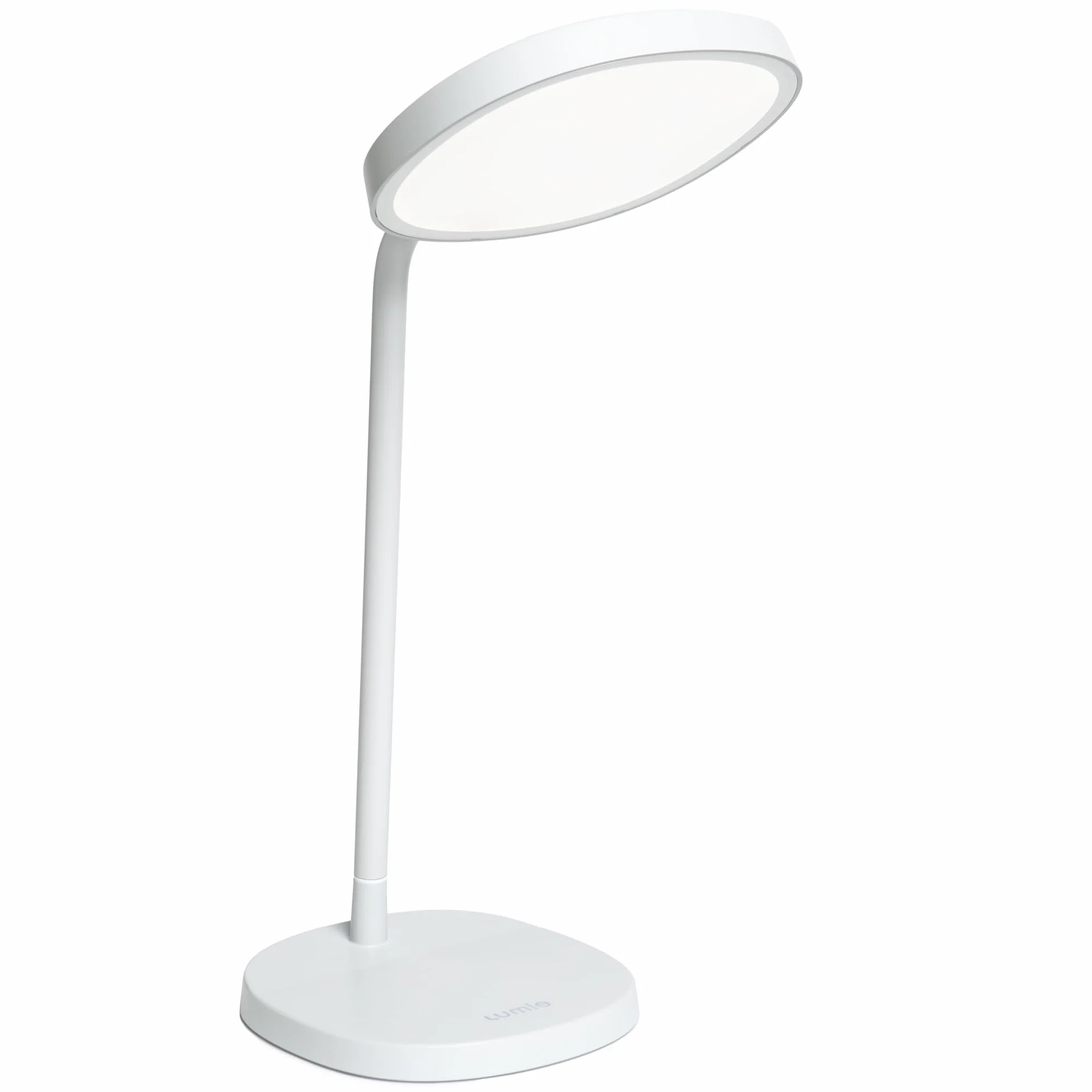 Lumie Regulowana Lampa Biurkowa LED z Terapią Jasnym Światłem, Biała