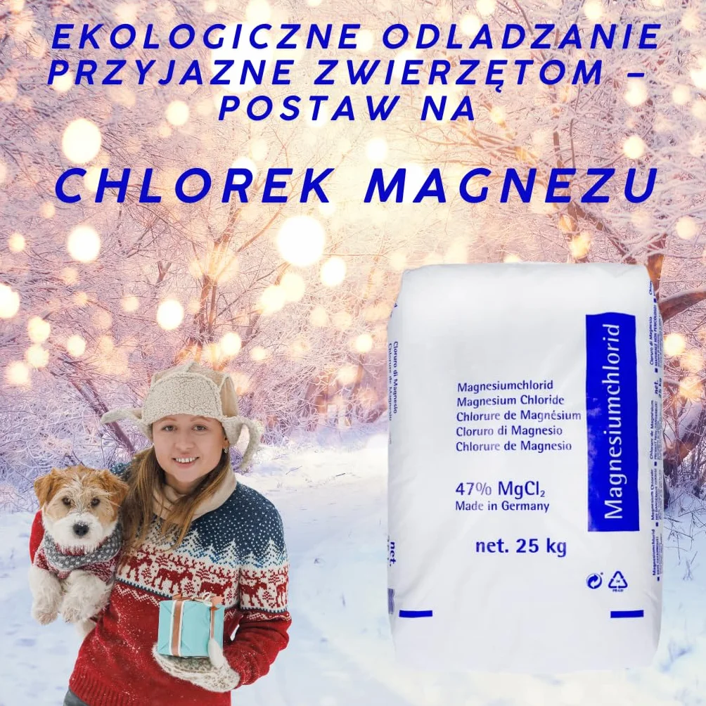 Chlorek Magnezu 25 kg Sól Drogowa Na Oblodzenia