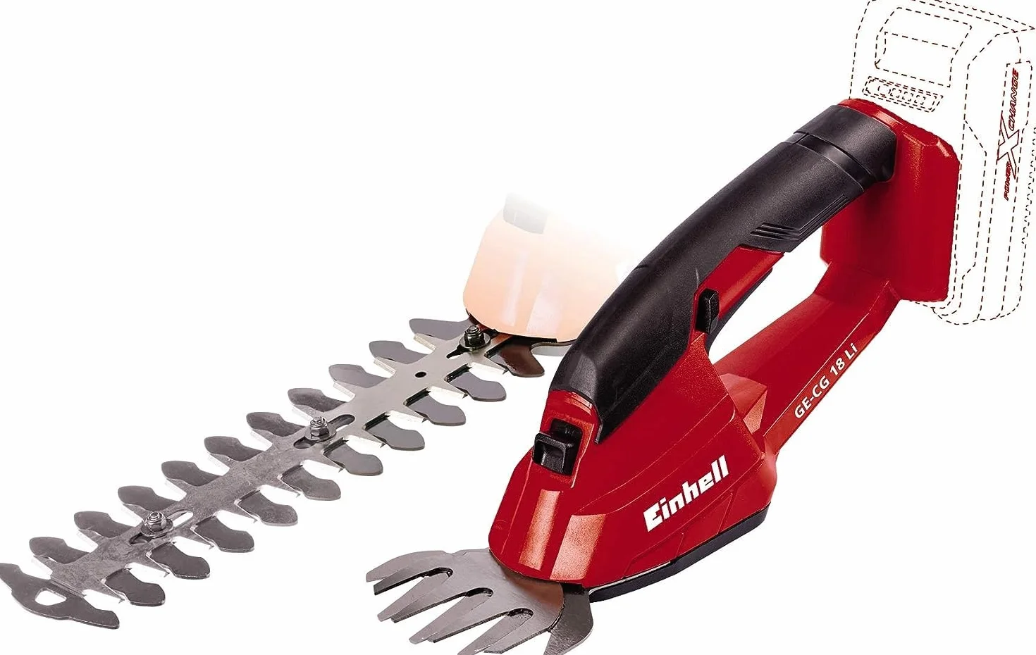 Einhell GC-CG 18 Li-Solo Power X-Change Akumulatorowe nożyce do trawy i krzewów 18 V 200 mm 100 mm Li-ion