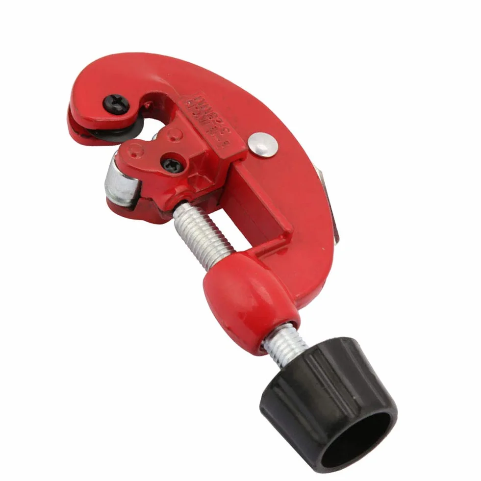 Kupferrohrschneider Tragbares Rohrschneidewerkzeug aus Manganstahl für PPR-Rohre aus Aluminiumrohr-Wellrohr(Red)