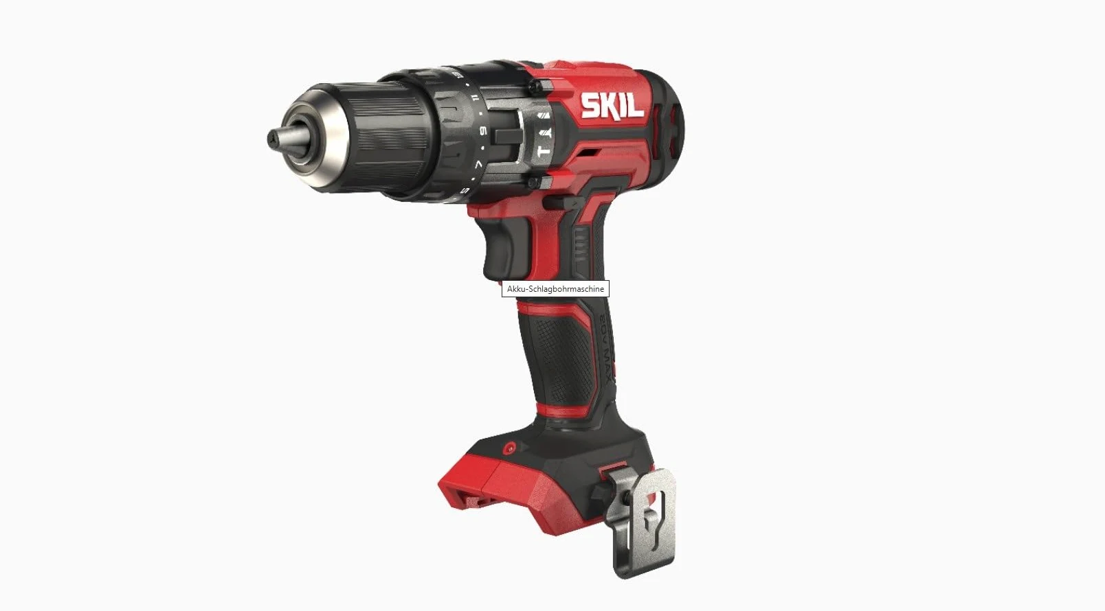 Skil Akumulatorowa wiertarka udarowa 3018 "20 V Max" (18 V) z przekładnią dwubiegową – wiertarka udarowa, dostarczana bez akumulatora – szybkozaciskowy uchwyt wiertarski 13 mm – technologia