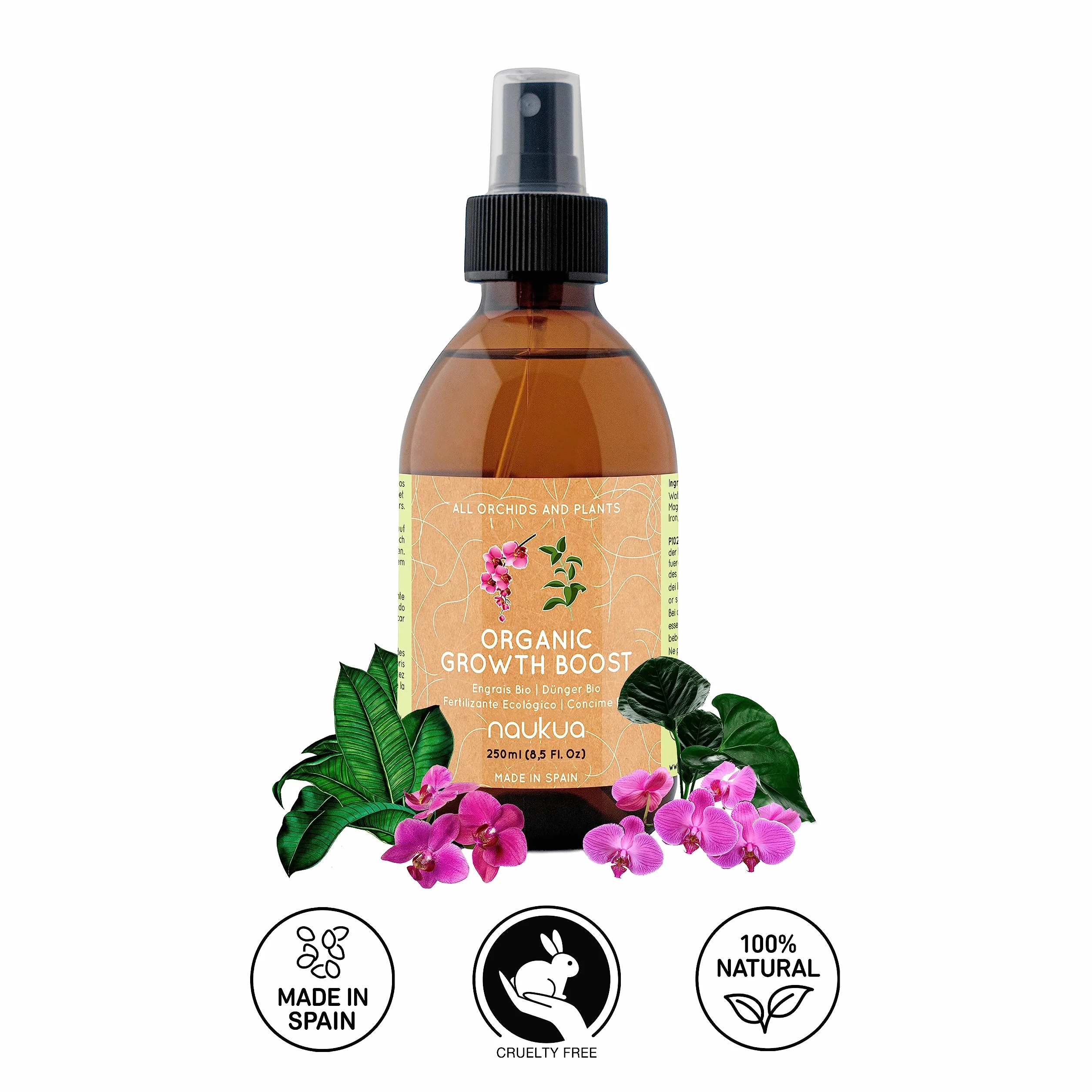 Organiczny Nawóz w Płynie z Orchidei 250ml - Naturalny Spray Gotowy Do Użycia