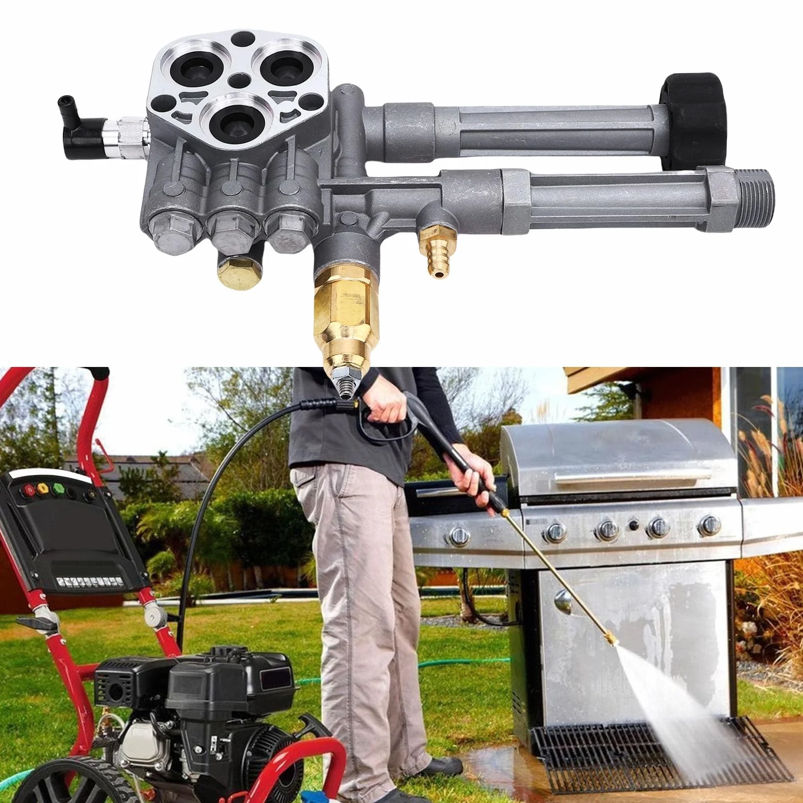 Stopa Pompy Pralki Ciśnieniowej Aluminium do AR42518 Troy Bilt SRMW SRMW2.2G26 RMW2.2G24 RMW2G20 RMW2G23B