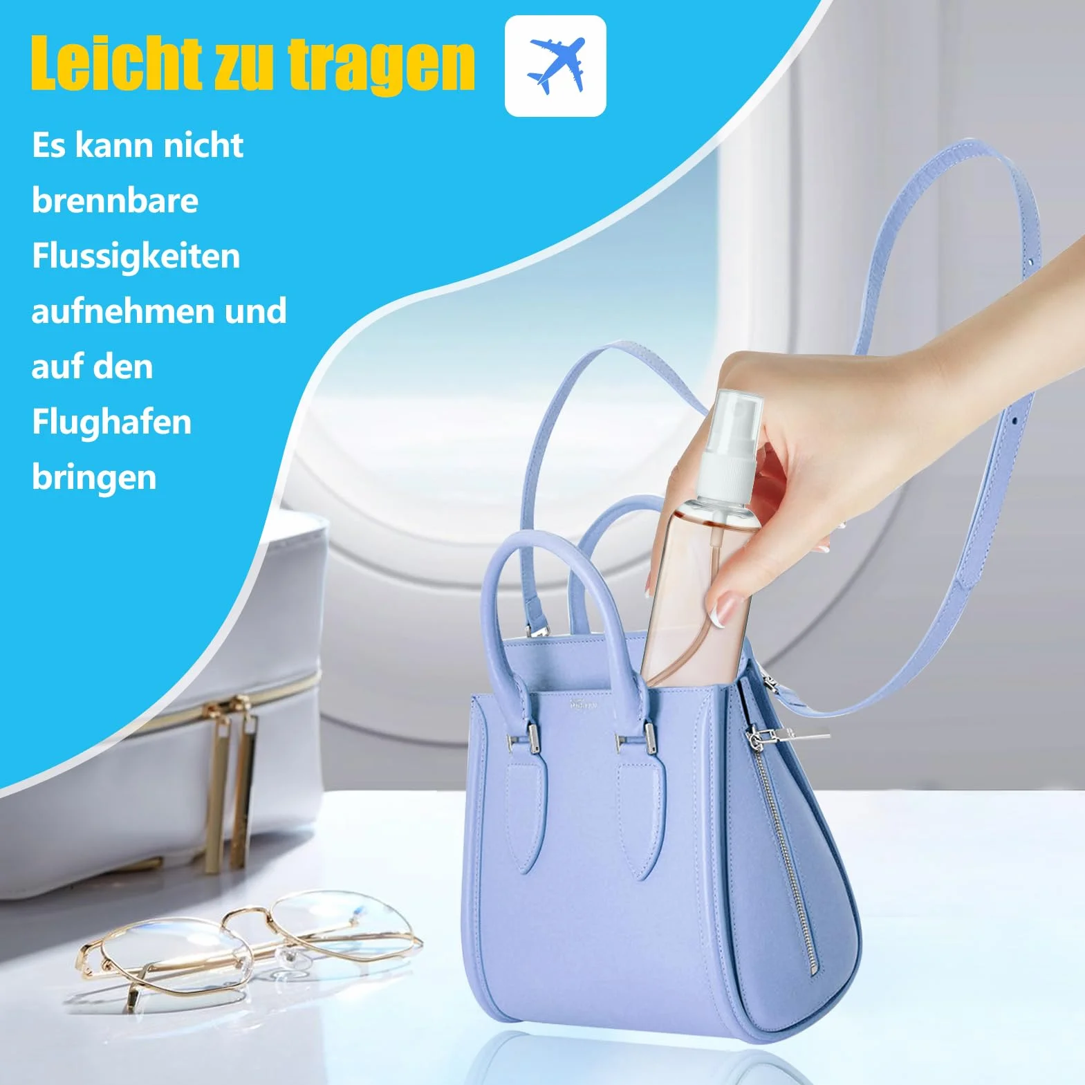 12 sztuk butelek z rozpylaczem, małe, 50 ml, puste butelki z rozpylaczem do perfum, rozpylacz, przezroczyste, tworzywo sztuczne, rozpylacz do płynnych kosmetyków, wody, alkoholu, 12 sztuk
