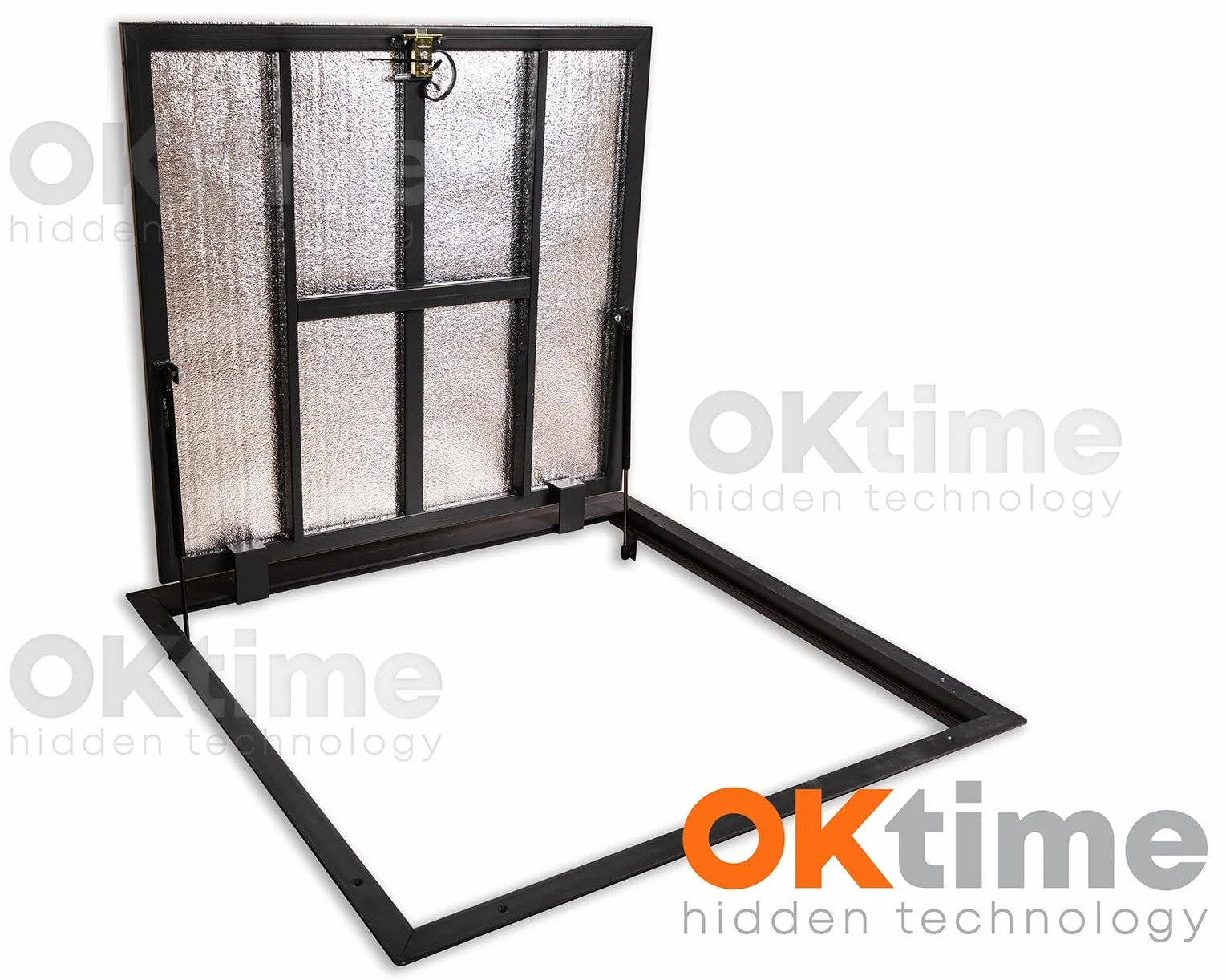Właz Podłogowy do Piwnicy z Wodoodporną Płytą OSB - 1050 x 1050 mm - Gotowy do Chodzenia - Gotowy pod Laminat - Gotowy dla Ciebie