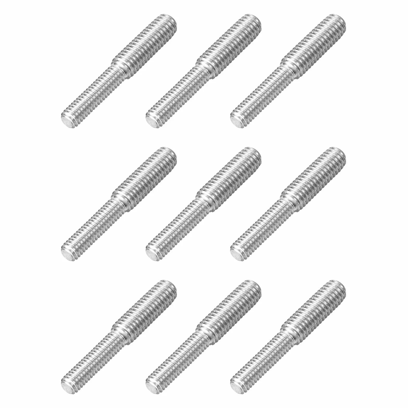 QUARKZMAN M4 x 15 mm gwint podwójny trzpień do M5x15mm, 9 szt. Adapter redukcyjny ze stali nierdzewnej 304 do montażu mebli i maszyn