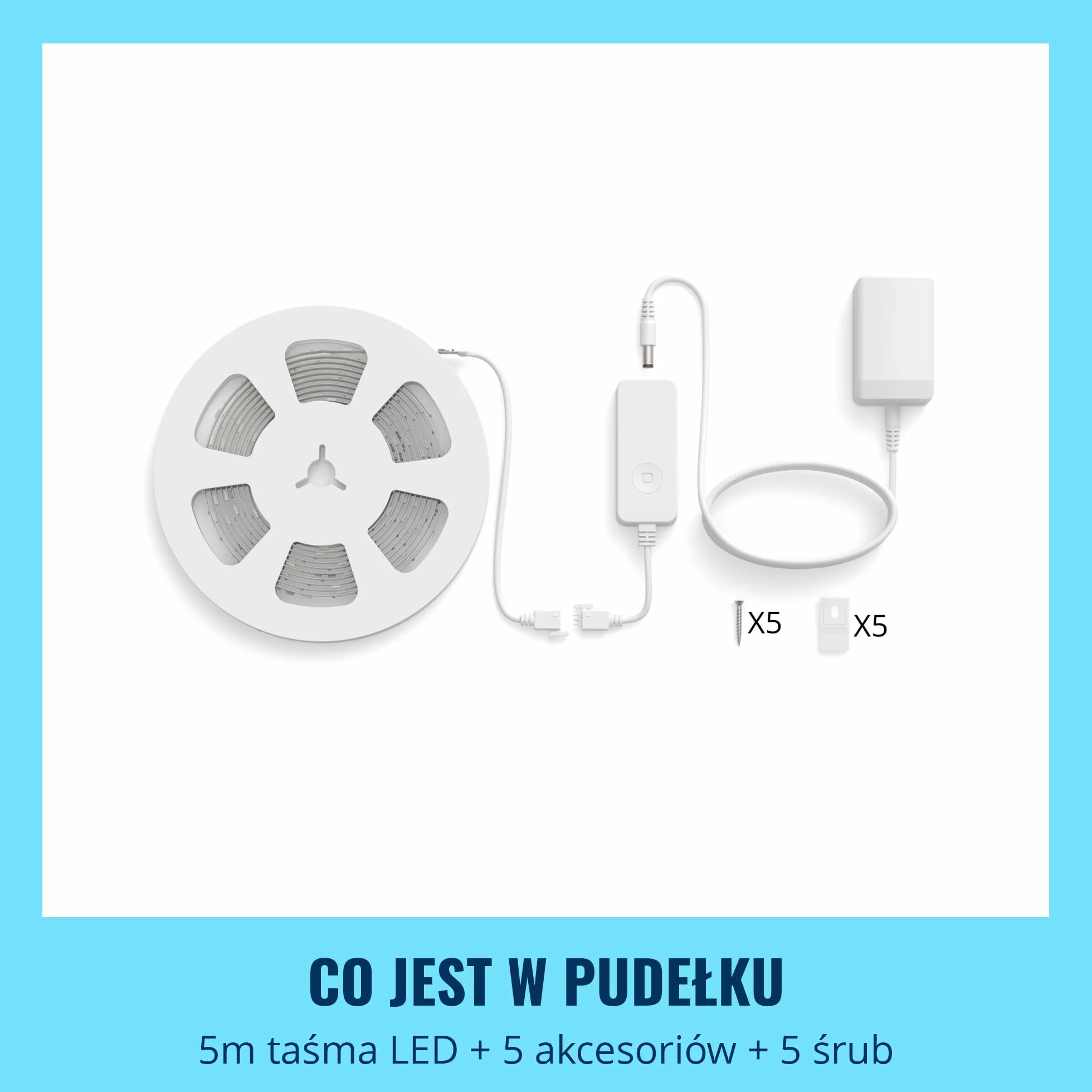 WiZ RGBIC LED strip 5m Type-C