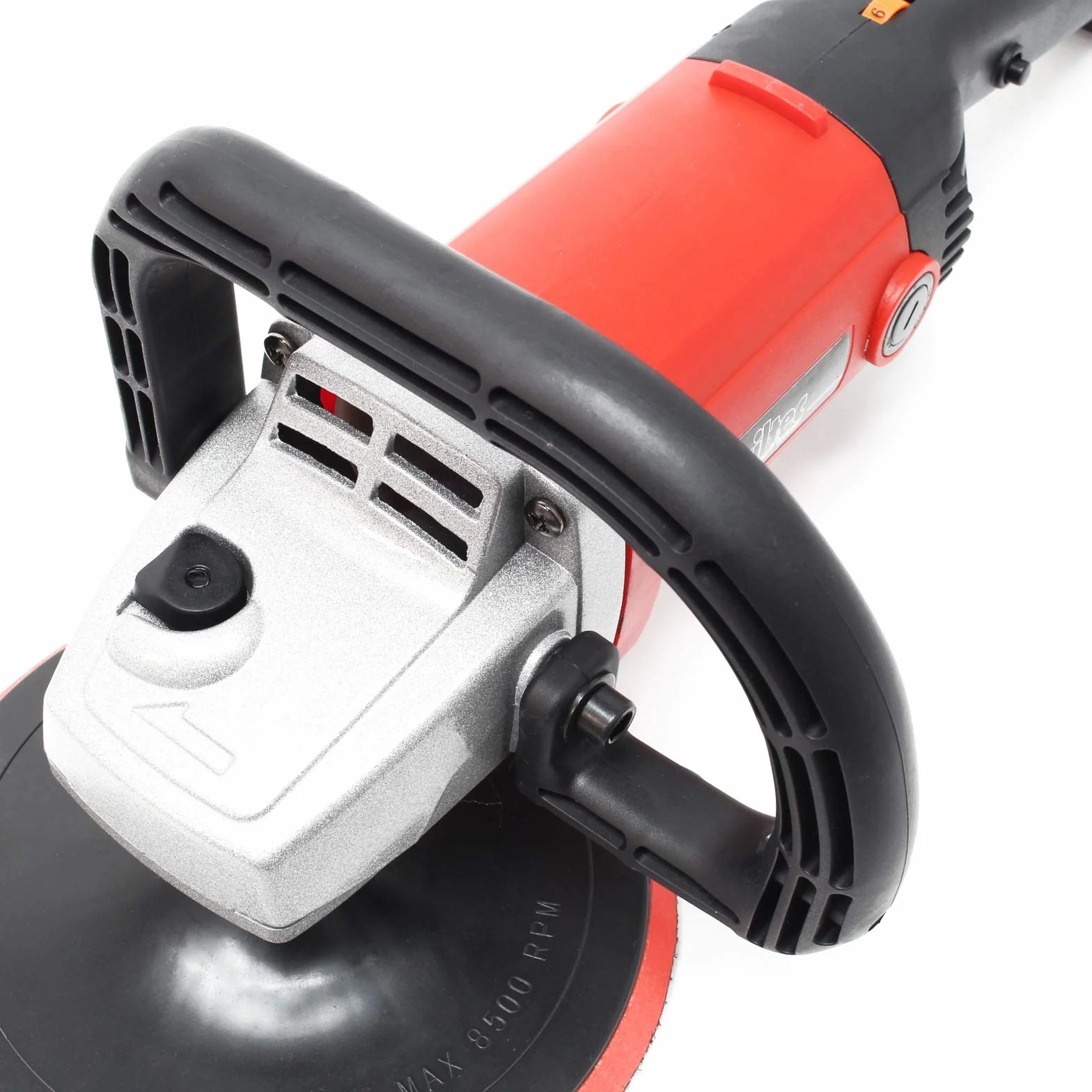 Wiltec polerka samochodowa 1200W do 3000 obr/min, polerka z 6 poziomami z 2 padami, szlifierka tarczowa, szlifierka rotacyjna