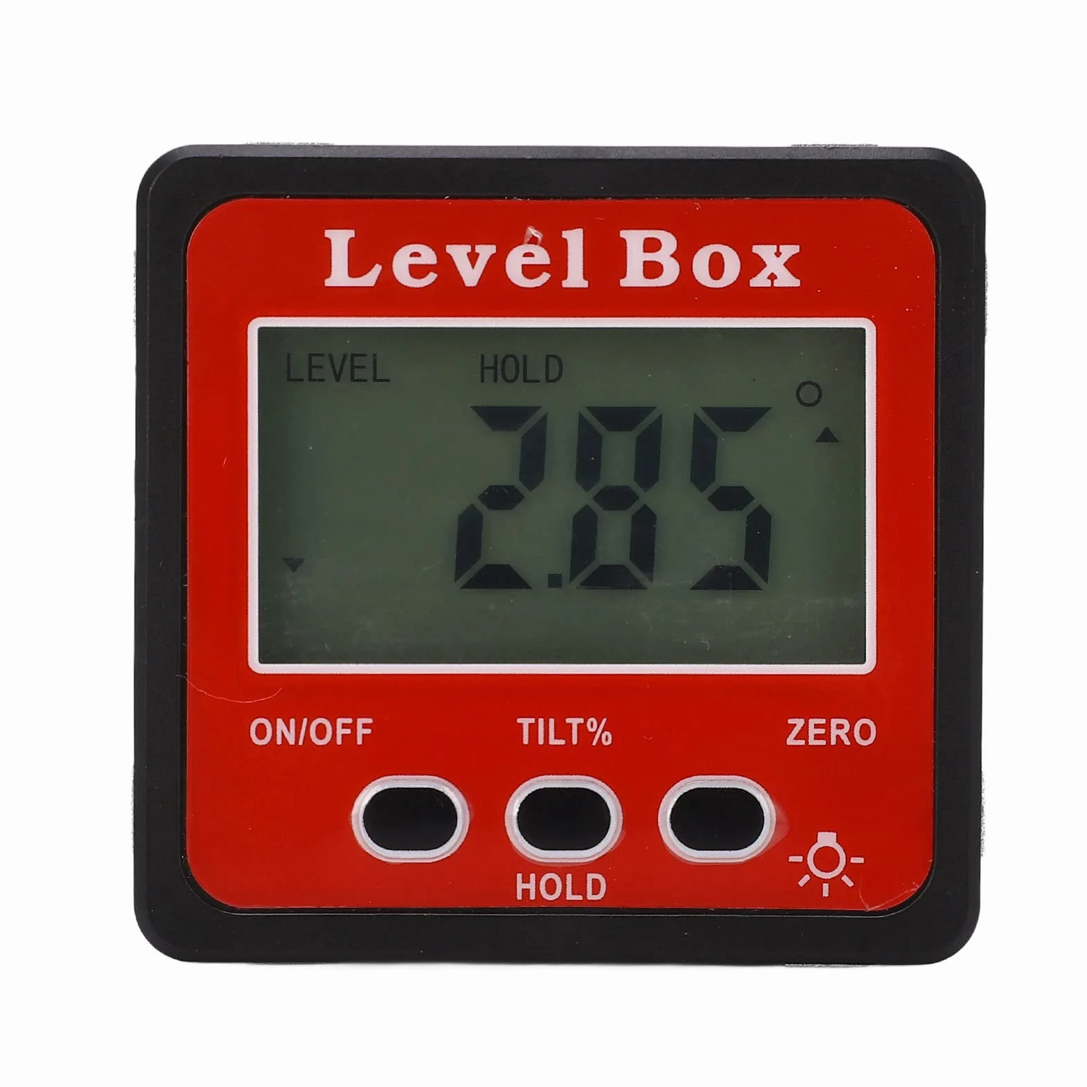 Box Digital Level, Magnetyczny Pochyłomierz z Tworzywa ABS, Przenośny Cyfrowy Kątomierz do Obróbki Drewna