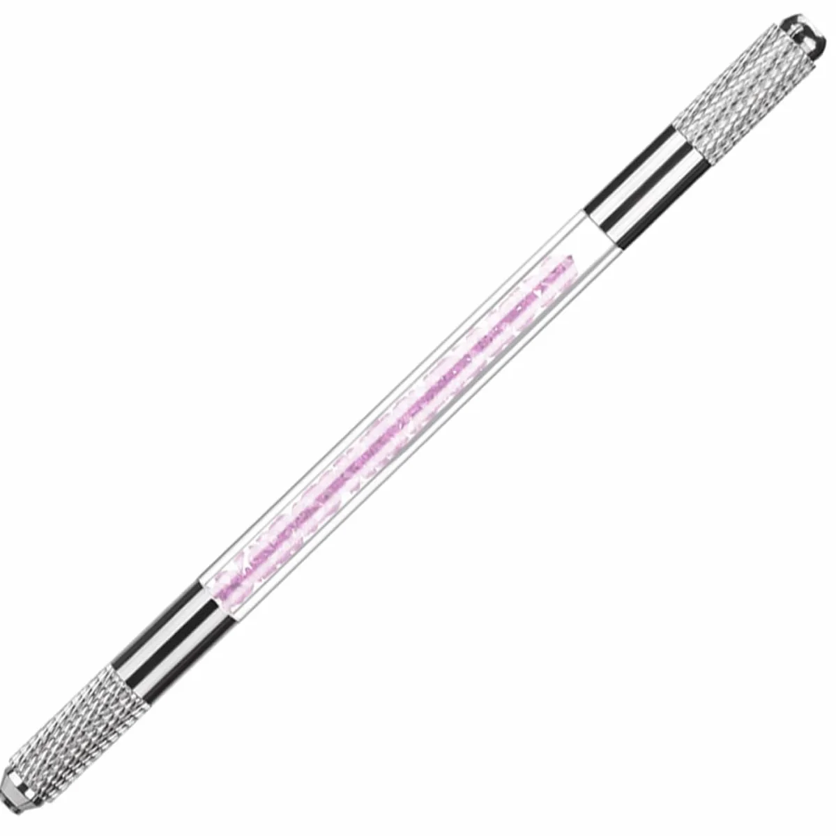 PACKOVE Acrylic Microblading Pen Do Tatuażu Brwi Ręczny Narzędzie Do Tatuażu Profesjonalny Uchwyt Igły Przenośny Sztuka Fioletowy
