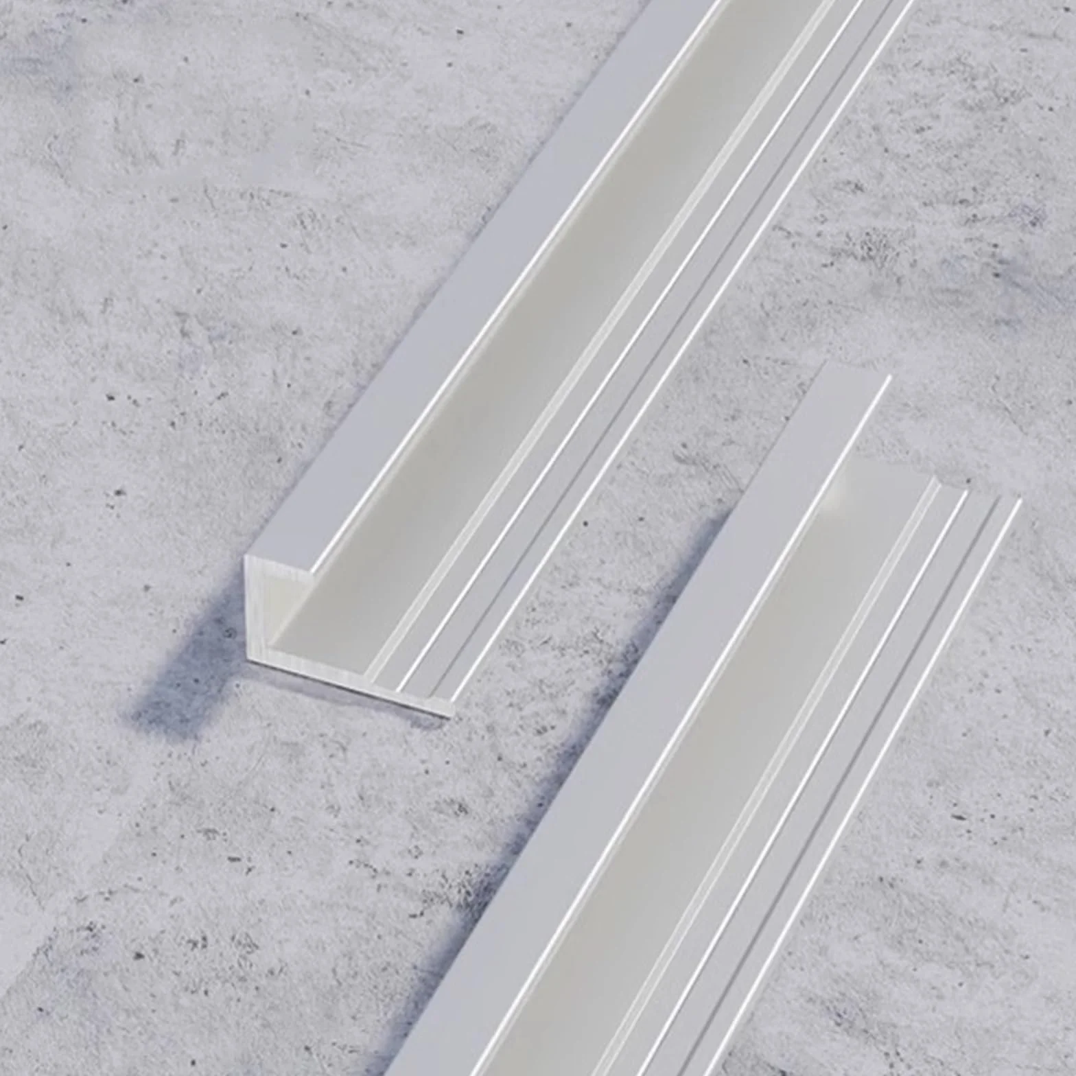 Matowe srebrne anodowane aluminium C-S profil krawędziowy wykończenia - 90 cm (3 sztuki) do renowacji wnętrz, 4,5 mm x 0,9 m, trwały ochraniacz na nos, idealny do projektów remontowych