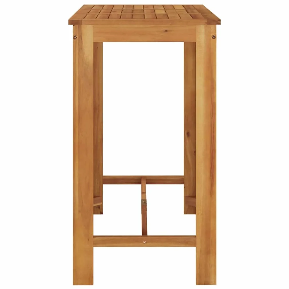 vidaXL Ogrodowy stolik barowy, 120x60x105 cm, lite drewno akacjowe, meble ogrodowe, stoliki ogrodowy, stolik do ogrodu, mebel ogrodowy