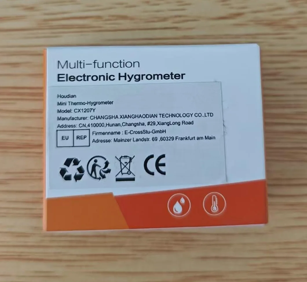 Mini termometr cyfrowy z higrometrem, monitor temperatury w pomieszczeniu i higrometr, wskaźnik temperatury i wilgotności powietrza (biały, 1 sztuka)