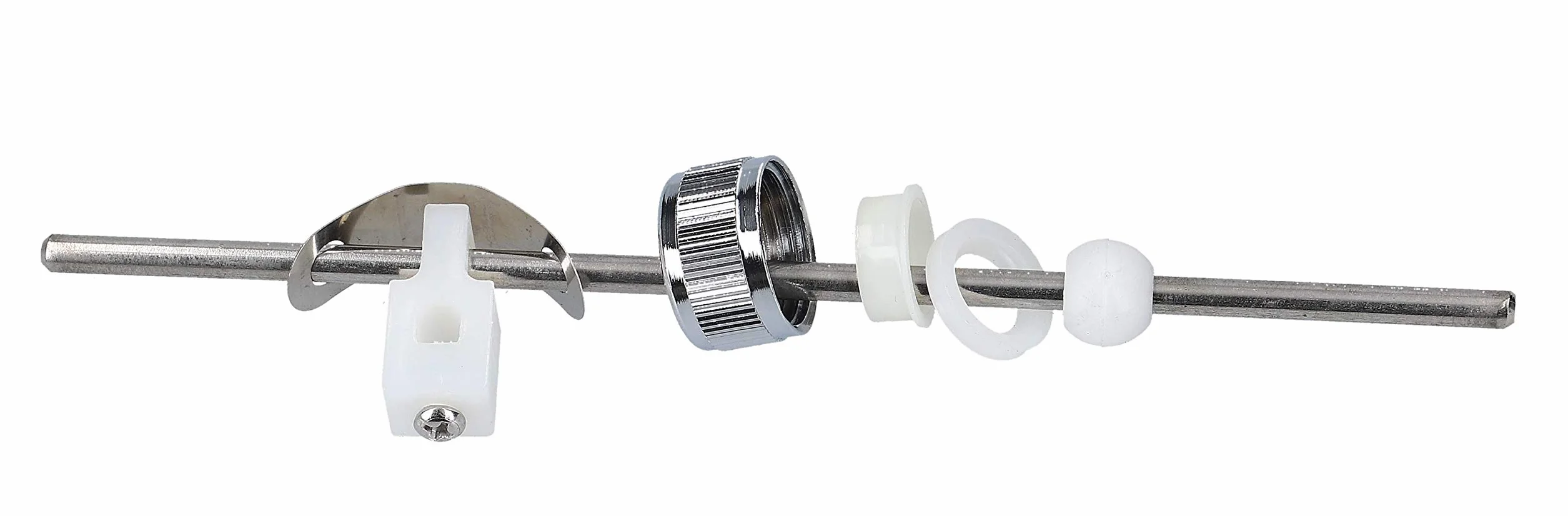 Drążek mimośrodowy 5 mm Ø poziomy 180 mm do armatury umywalki zestaw odpływowy