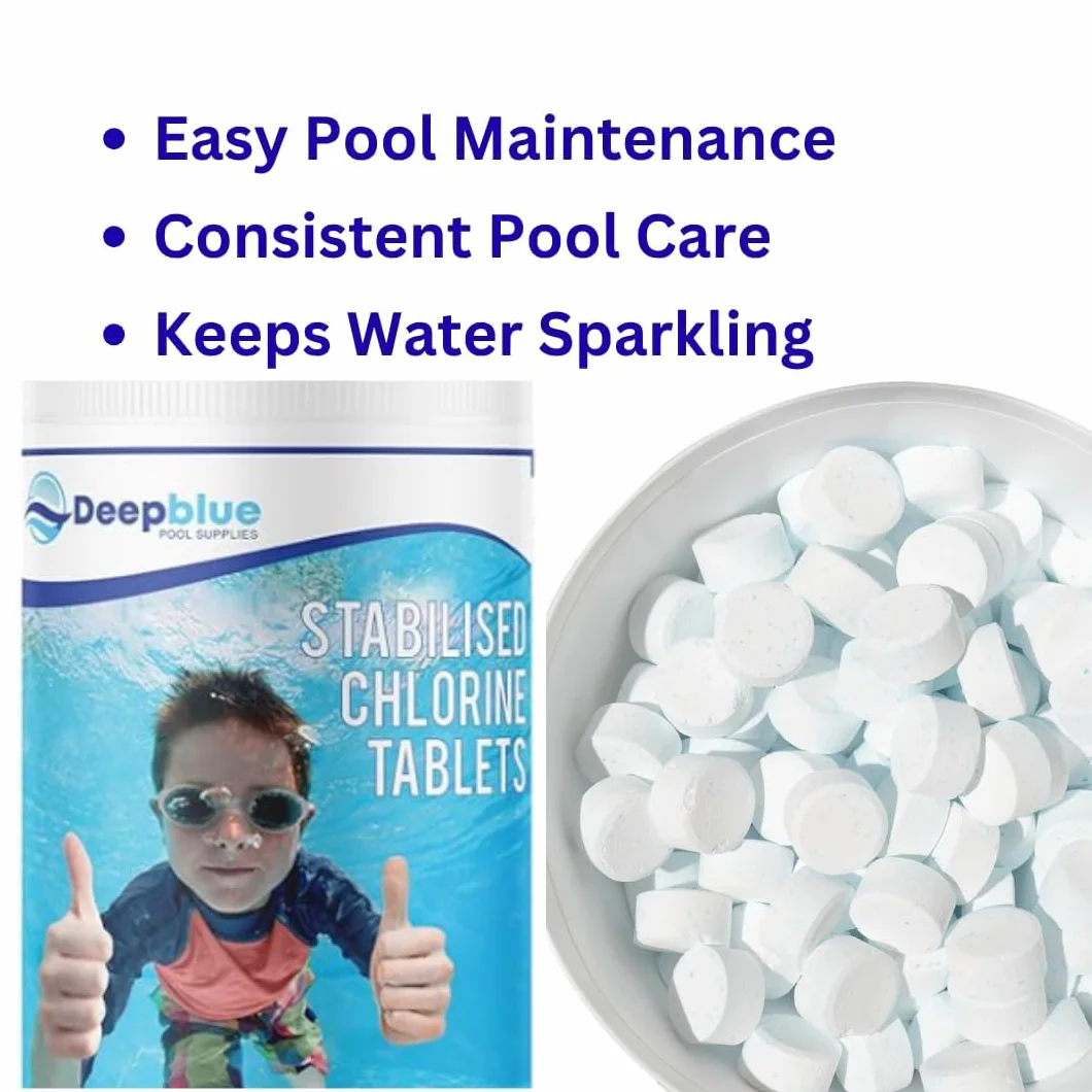 Deep Blue Wielofunkcyjne tabletki chlorowe 5 kg do jacuzzi, spa, basenu. 5 kg tabletek 20 g.