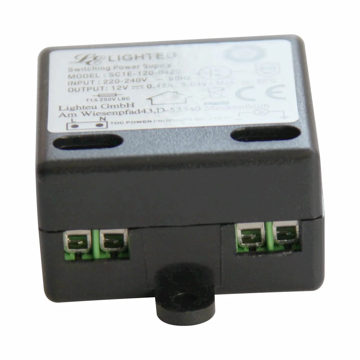 lighteu, zasilacz LED 5 W, 12 V DC, 0,42 A stała napięcie dla lamp LED, SC1E 120 0420
