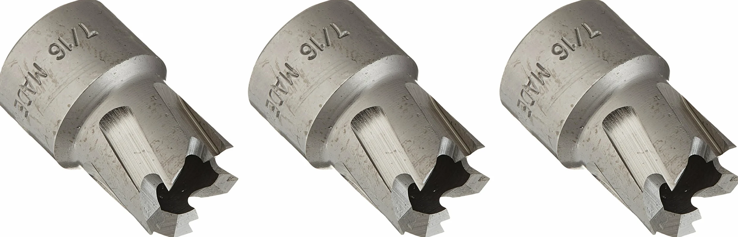 Blair 11112-3 Frez do otworów Rotabroach, średnica 7/40.6 cm, gwint 3/20.3 cm x 24 (3 sztuki)