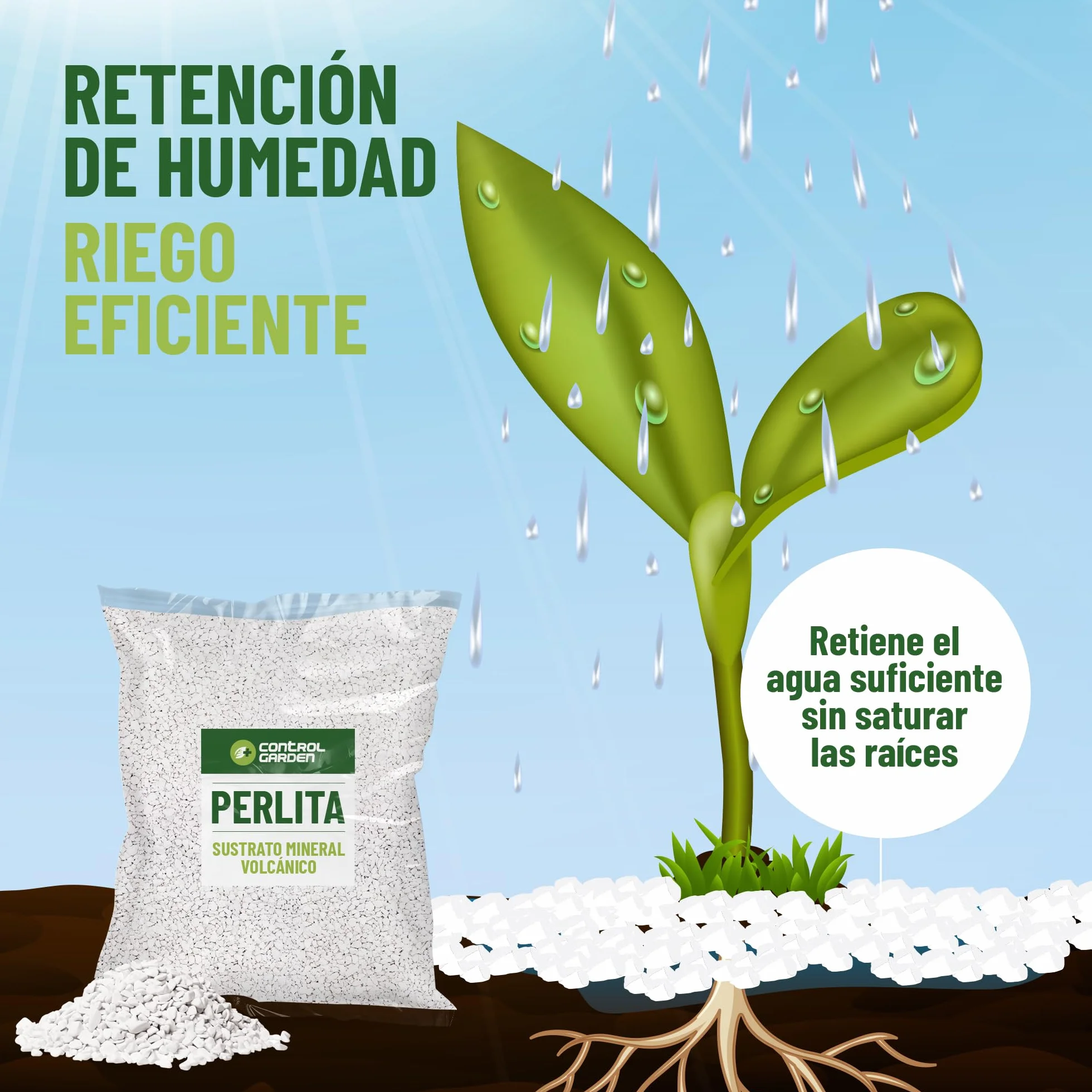 Garden Perlite 10 l ziemia do roślin wewnętrznych i zewnętrznych