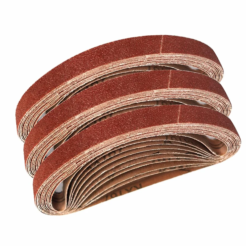 Szlifierka taśmowa, 10 szt. Taśmy szlifierskie 520x20mm szlifierka taśmowa P40-1000 Grit pasy ścierne do szlifierki taśmowej zgrzewanie szlifowanie punktowe(10PCS 150 Grit)
