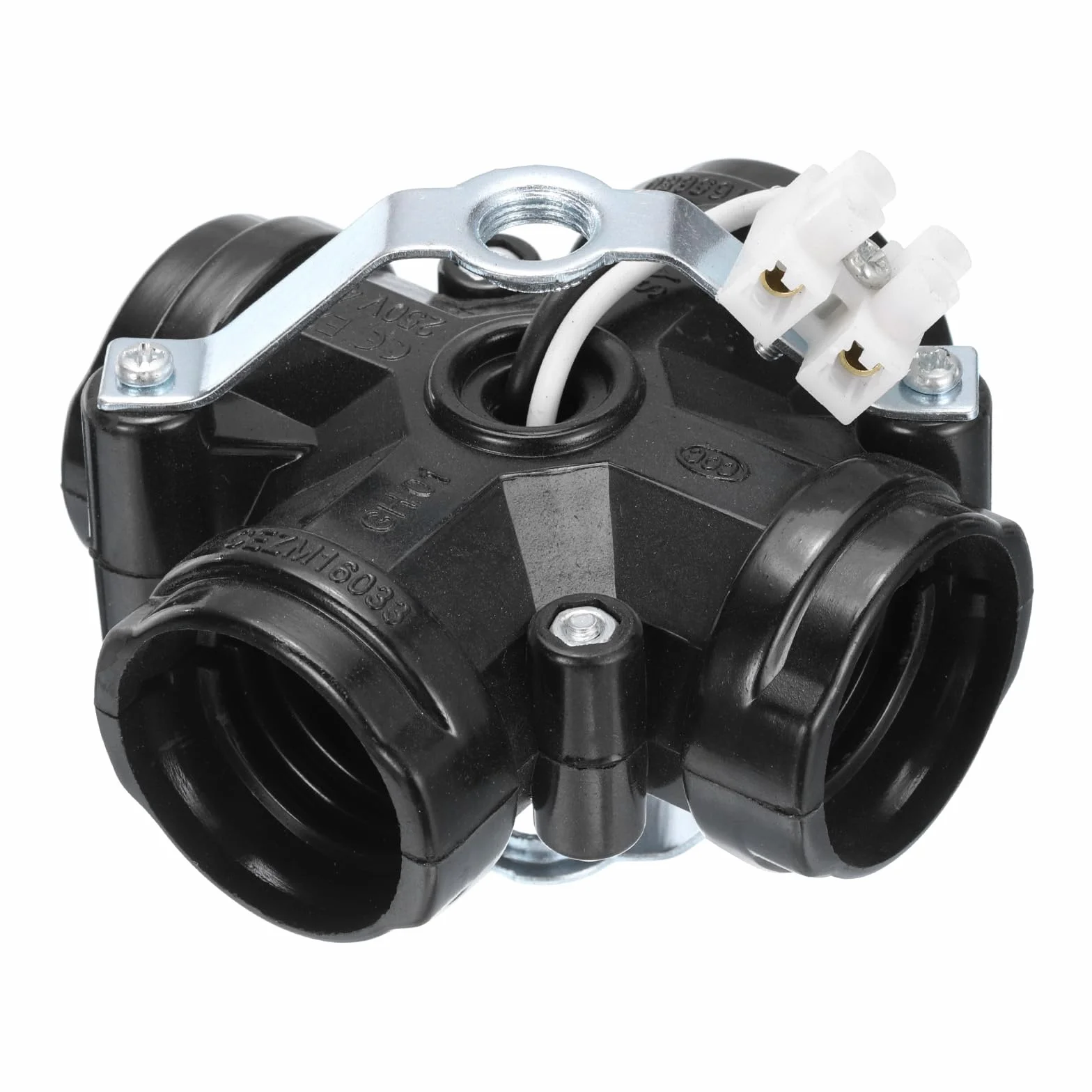 PATIKIL E26/E27 gniazdo środkowe z 4 żarówkami, 1 sztuka uchwyt cokołu lampy do żarówki E26/E27, kolor czarny