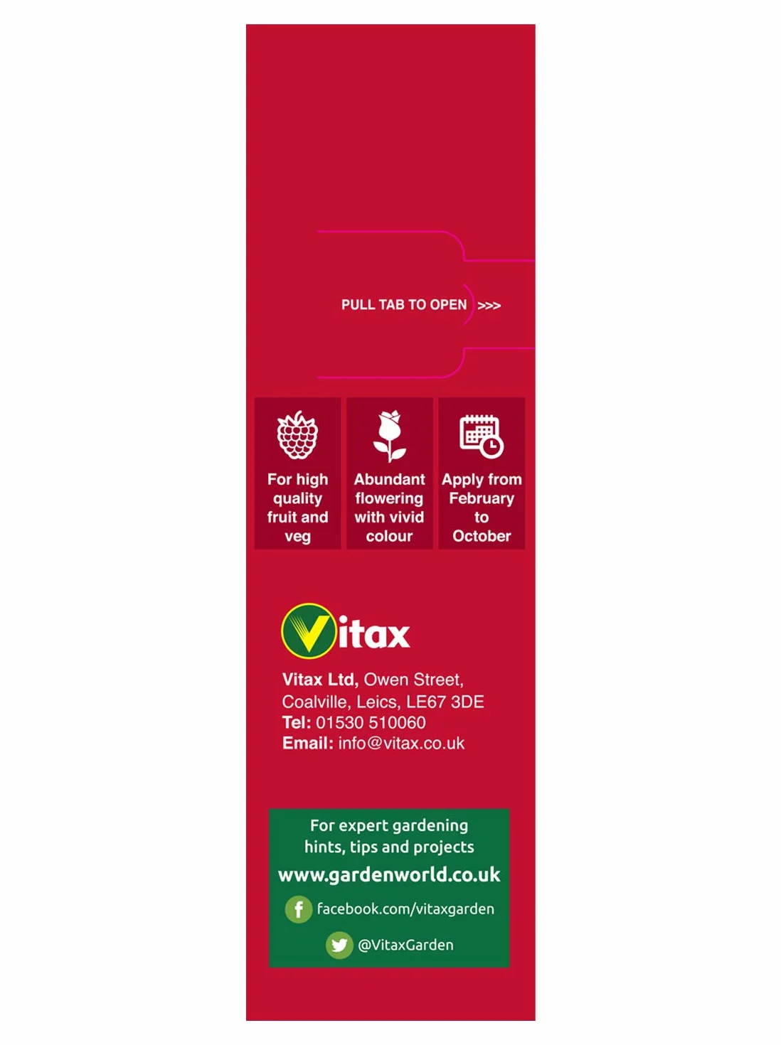 Vitax Ltd Nawóz do krwistych ryb i kości, 1,25 kg