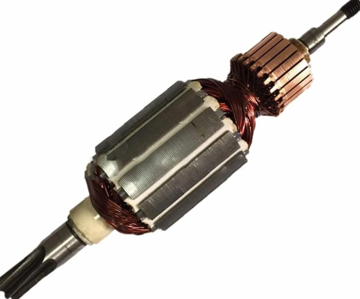 1 zestaw stojana i do wirnika, łopatki wirnika i łożyska szczotki węglowej, zestaw części zamiennych elektronarzędzi do HR4001C 513633-7 625758-6, stojan wirnika i zestaw szczotek węglowych