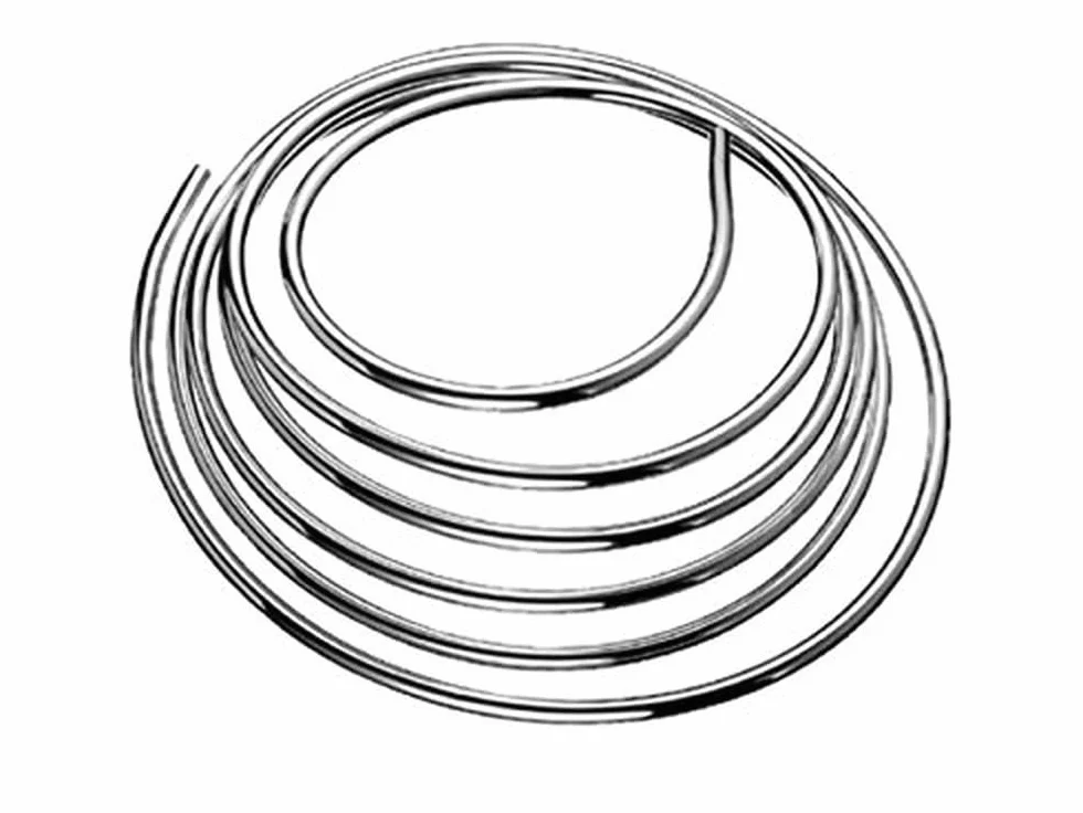 Schell 487410699 rura miedziana w kształcie pierścienia, giętka, długość – 5 m, ø 10 mm, chrom