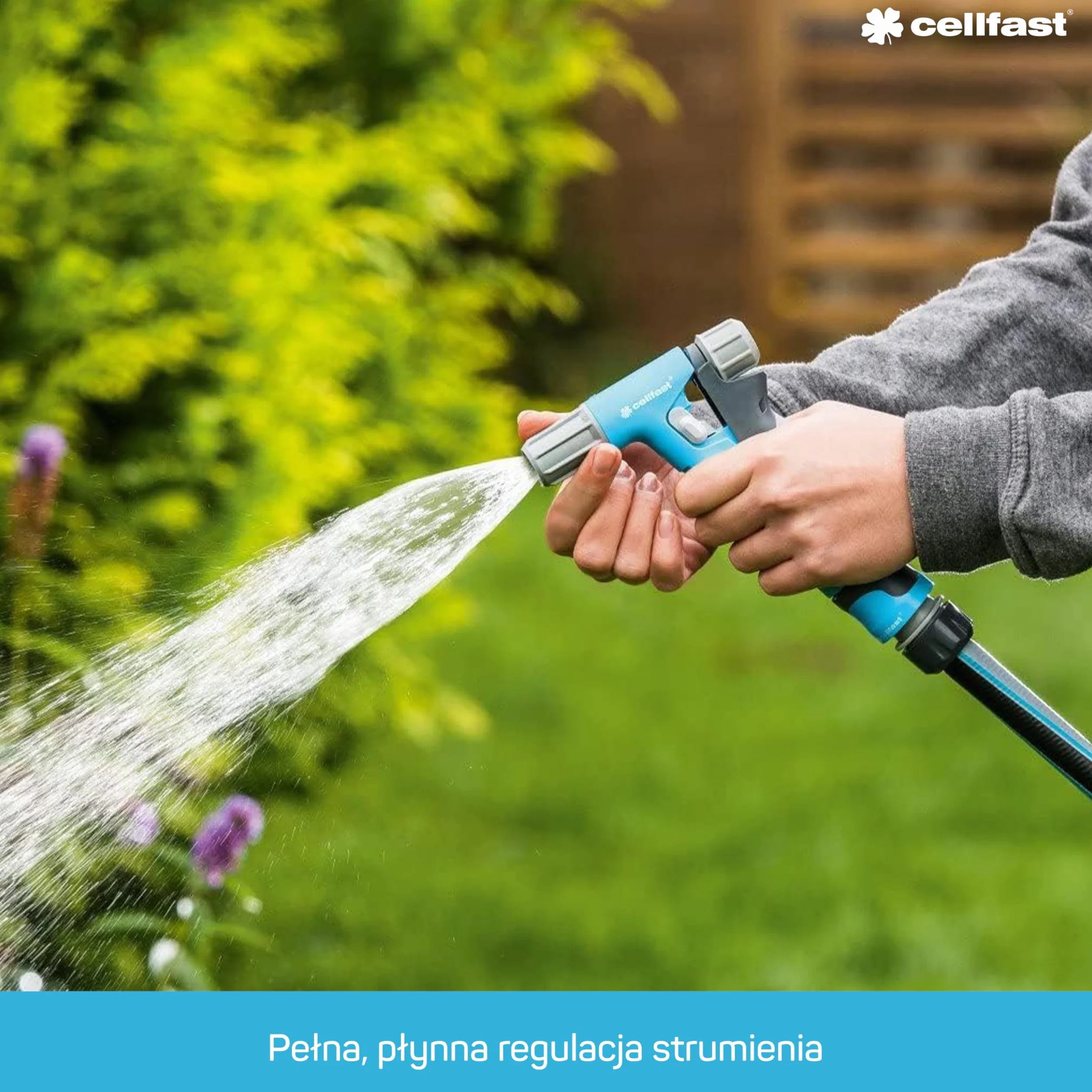 CELLFAST Zraszacz Pistoletowy Ogrodowy Safetouch Hydron