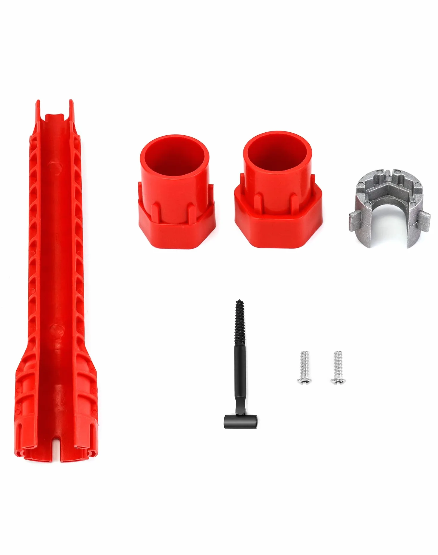 QWORK Dwustronny klucz hydrauliczny, narzędzie do kranu, klucz do zlewu Narzędzia hydrauliczne, klucz do toalety, do kranów toaletowych Kuchnia Łazienka