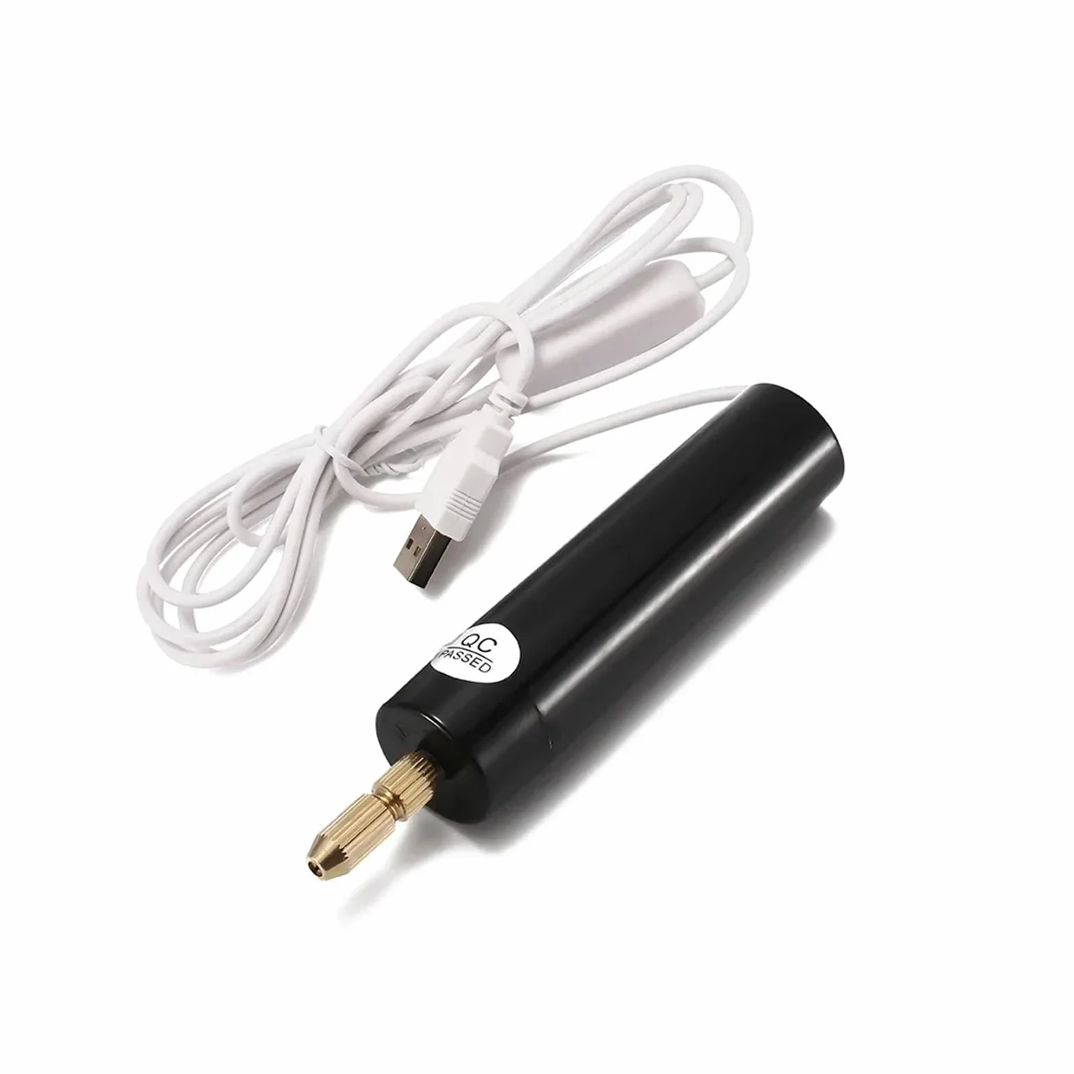 Regulowana wiertarka USB 5 sztuk zestaw wiertarek obrotowych USB do grawerowania wierteł z bitami wierteł B
