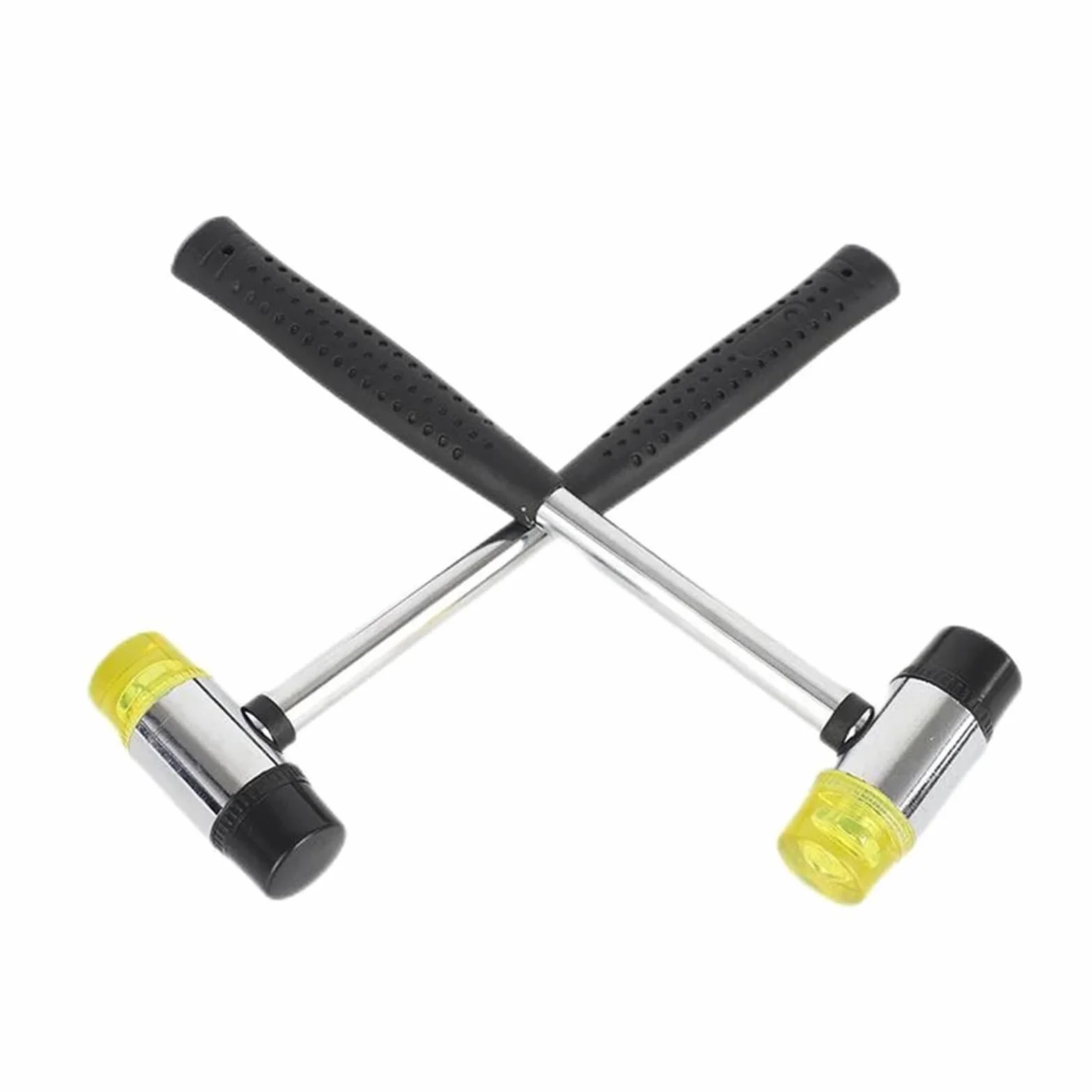 młotek gumowy, Okrągłogłowy elastyczny gumowy młotek domowy wielofunkcyjny zdejmowany dwustronny do obróbki drewna(40mm)