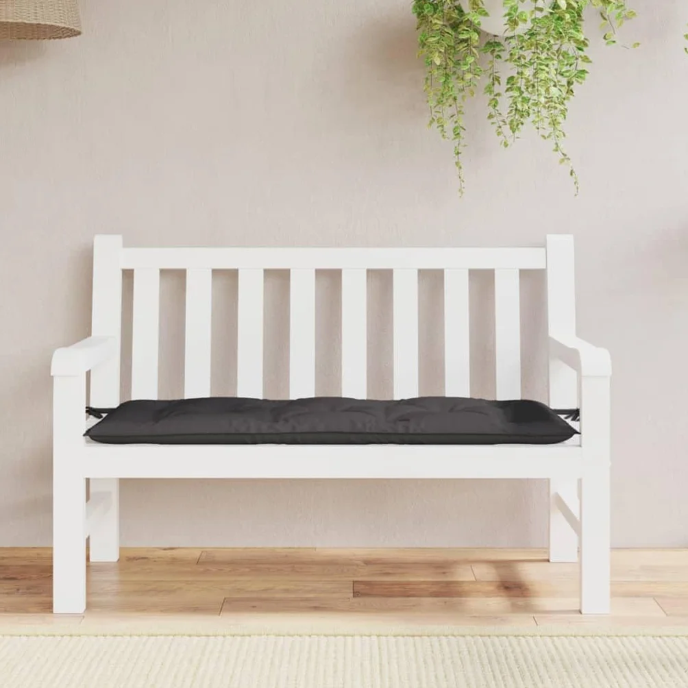 vidaXL Poduszka na ławkę ogrodową antracytowa 120x50x7 cm tkanina do użytku na zewnątrz