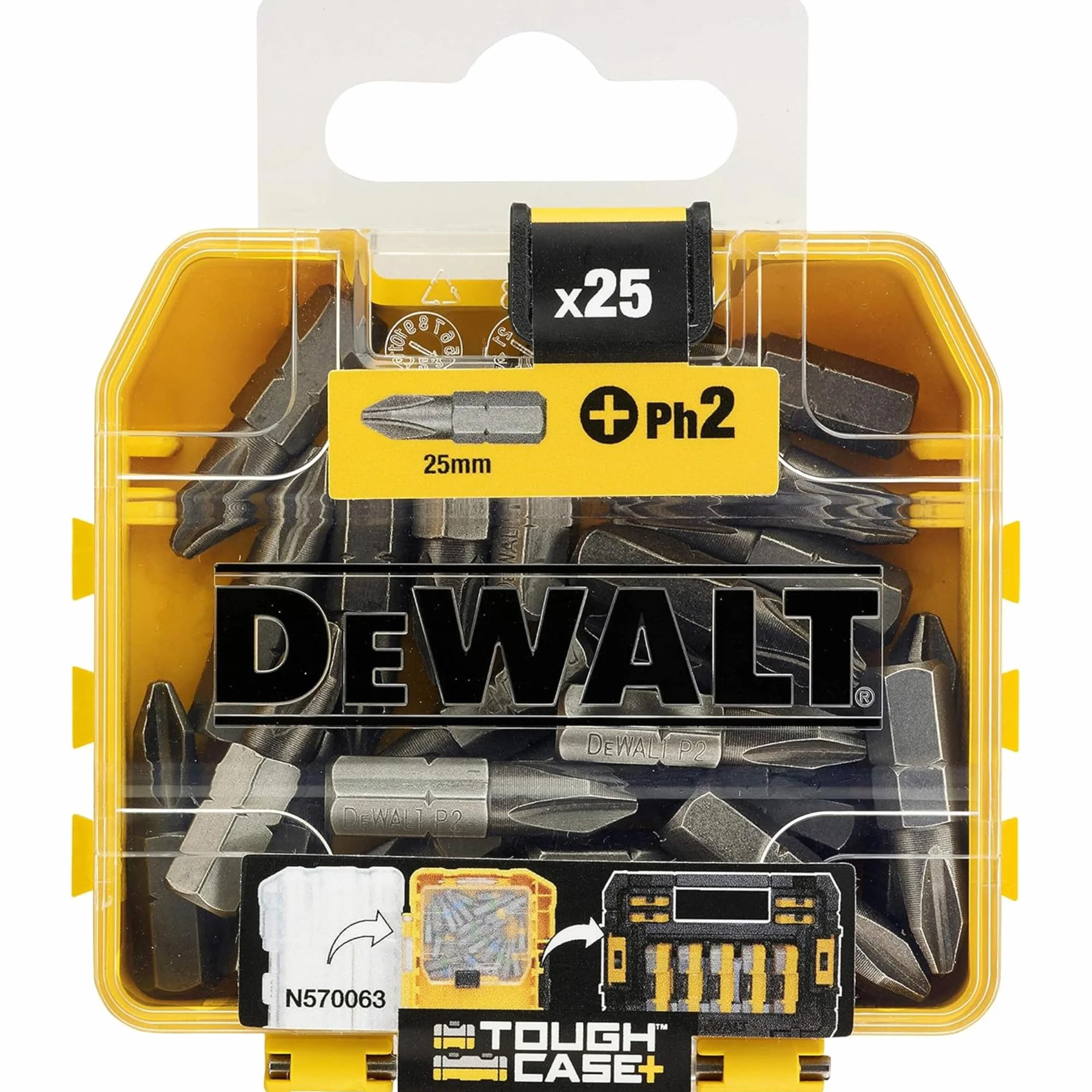 Dewalt Tic Tac Zestaw Bitów, Wielokolorowy, 25 sztuk