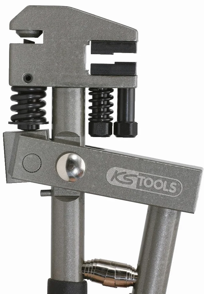 KS Tools 118.0055 Szczypce do dziurkowania i robienia zakładek z blachy, 285 mm