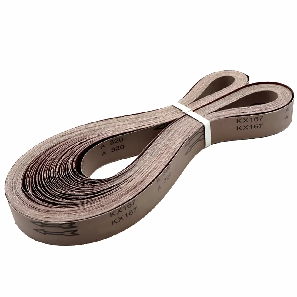 Taśma z tlenku glinu Paski ścierne 5 szt. 2100x50mm Tlenek glinu P40-P1000 do szlifierki taśmowej elektrycznej(240 Grit)