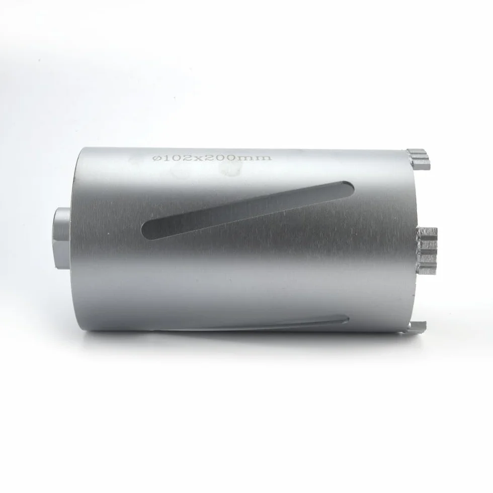 SDS MAX Wiertło diamentowe DM 32-150 mm L 200 mm M22 z ostrym gwintem do młotowiertarki (DM = 51 mm)