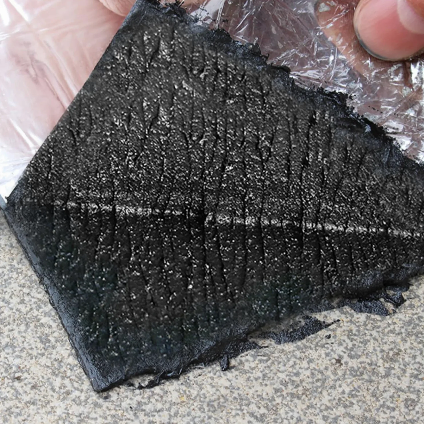 Zmodyfikowana taśma do naprawy dachów asfaltowych | Taśma do naprawy dachu w wielu rozmiarach: do uszczelniania pęknięć(0.65 x 26.2ft)