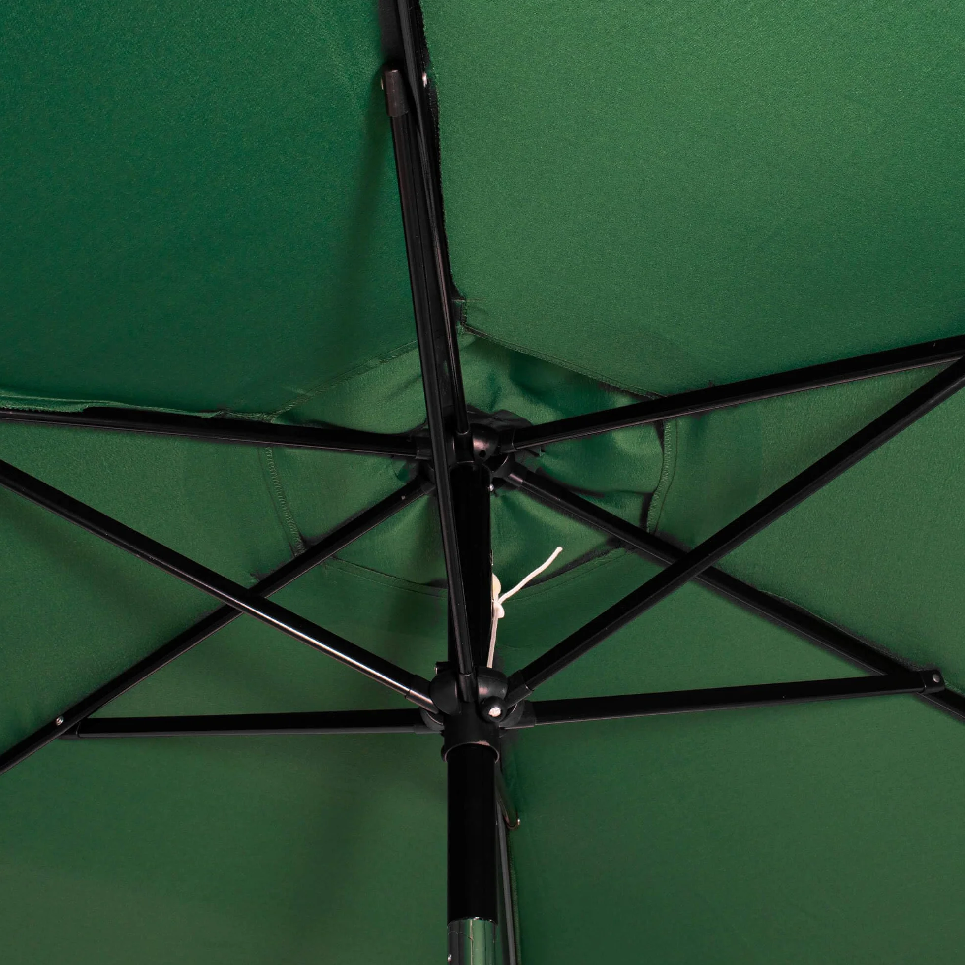 SPRINGOS Parasol ogrodowy parasol przeciwsłoneczny, system korbowy, 400 x 252 cm, zielony, 400 x 252 cm