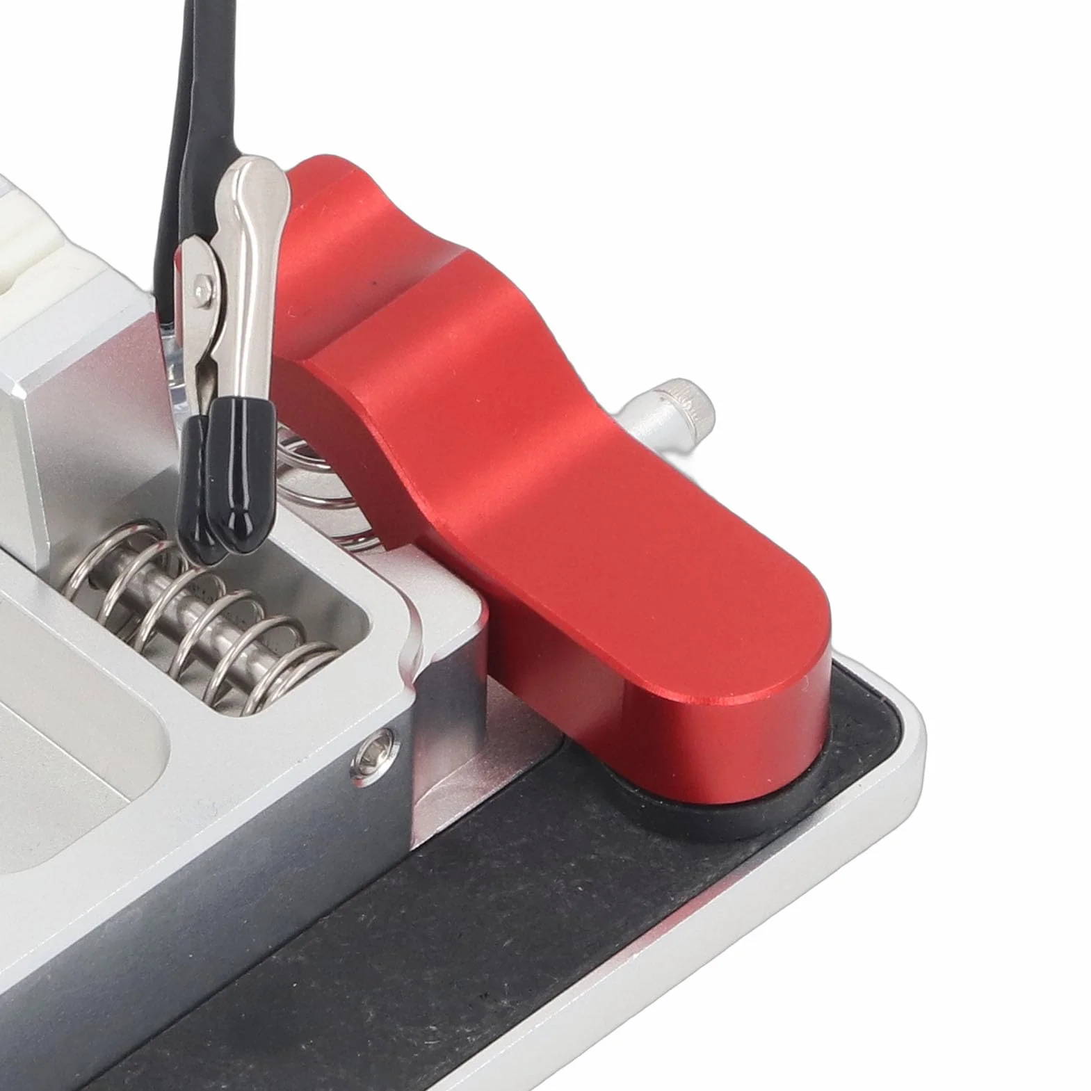 Eujgoov Narzędzie do Lutowania PCB Trzeciej Ręki, Stacja Lutownicza Pomocna dłoń z Zaciskiem Ceramicznym 2 X 12 Mm, odporność na Ciepło 260 ℃ do Naprawy Elektroniki