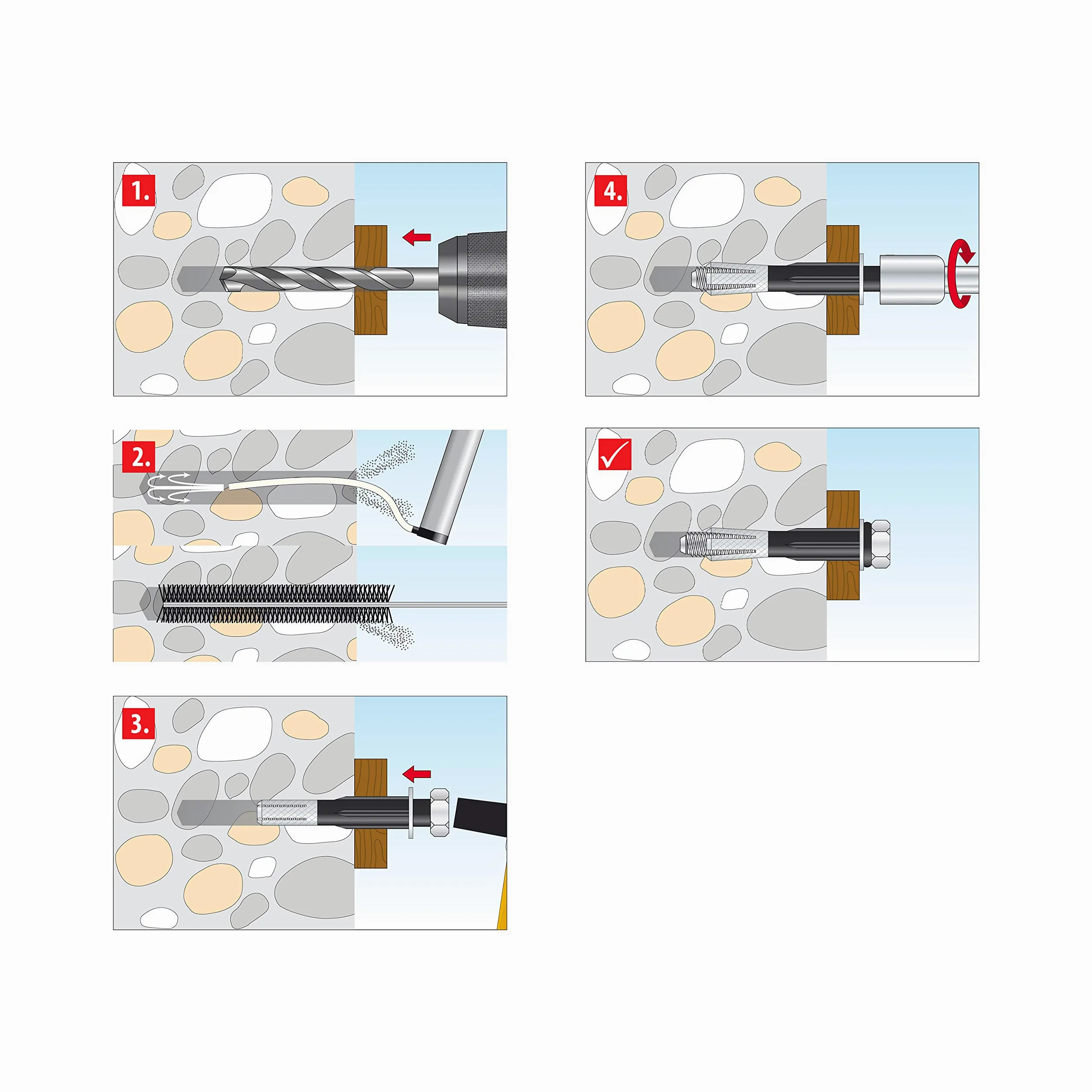TOX metryczna długa kotwica kontrolna 12 x 140 mm, 25 sztuk, 030101661