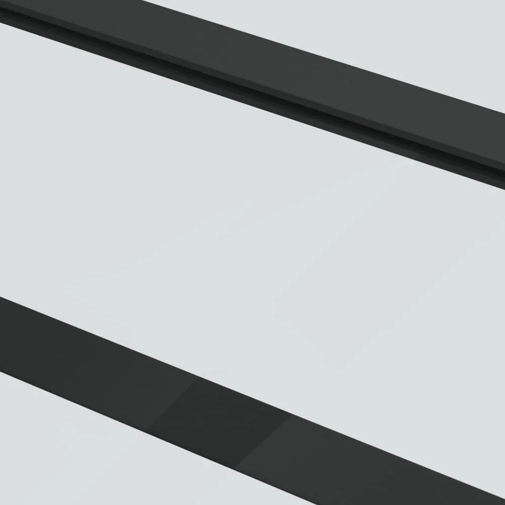 vidaXL Drzwi przesuwne z osprzętem, szkło ESG i aluminium, 90x205 cm