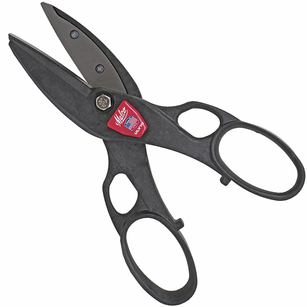 Malco ULV10 Kompaktowe ultralekkie 250 g wielofunkcyjne nożyce kombinowane, 25 cm