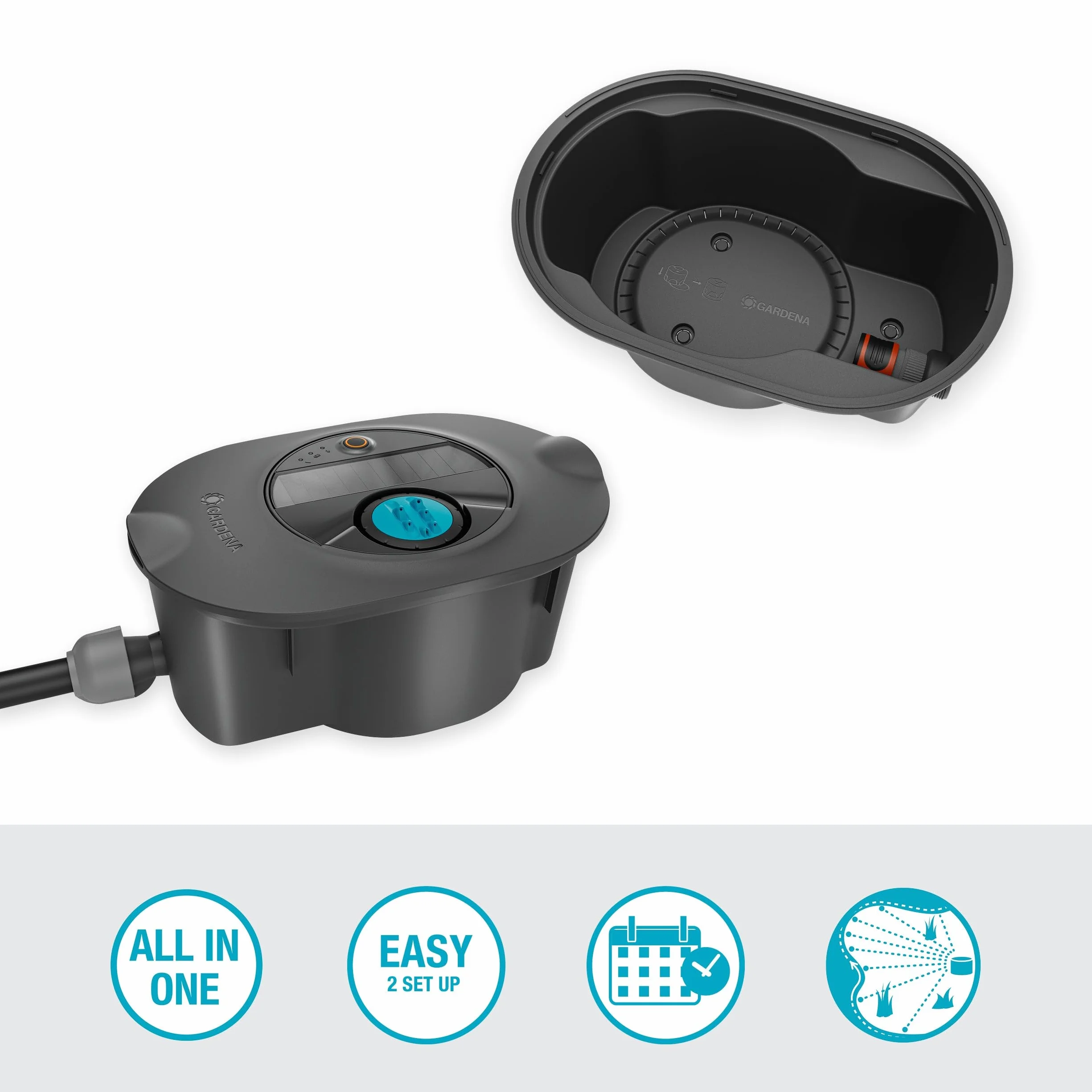 Gardena AquaPrecise nawadniania rurociągowego Bluetooth 320 m² akcesoria