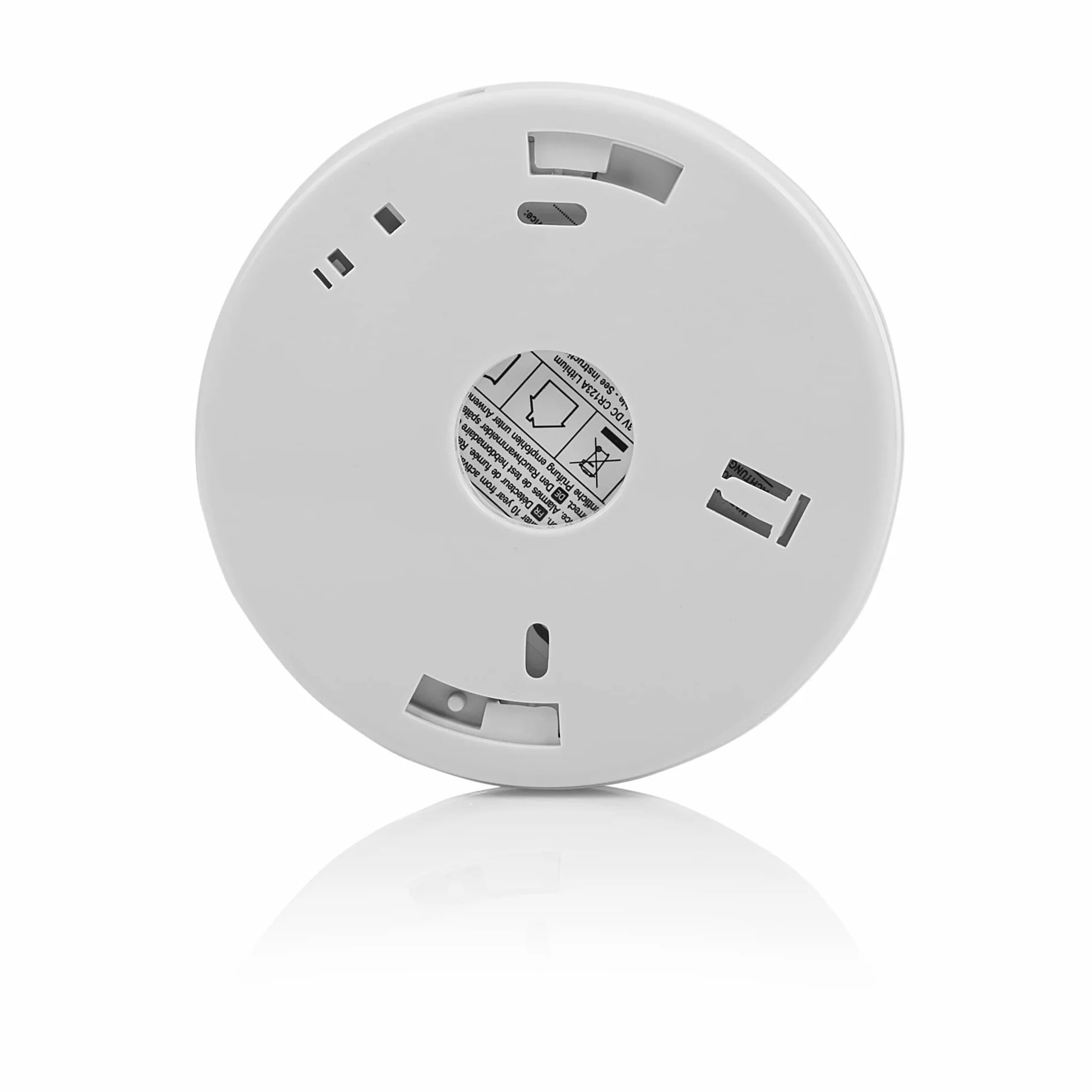 Smartwares 10.024.13 czujnik dymu z baterią, 3 V, biały, 3-częściowy zestaw