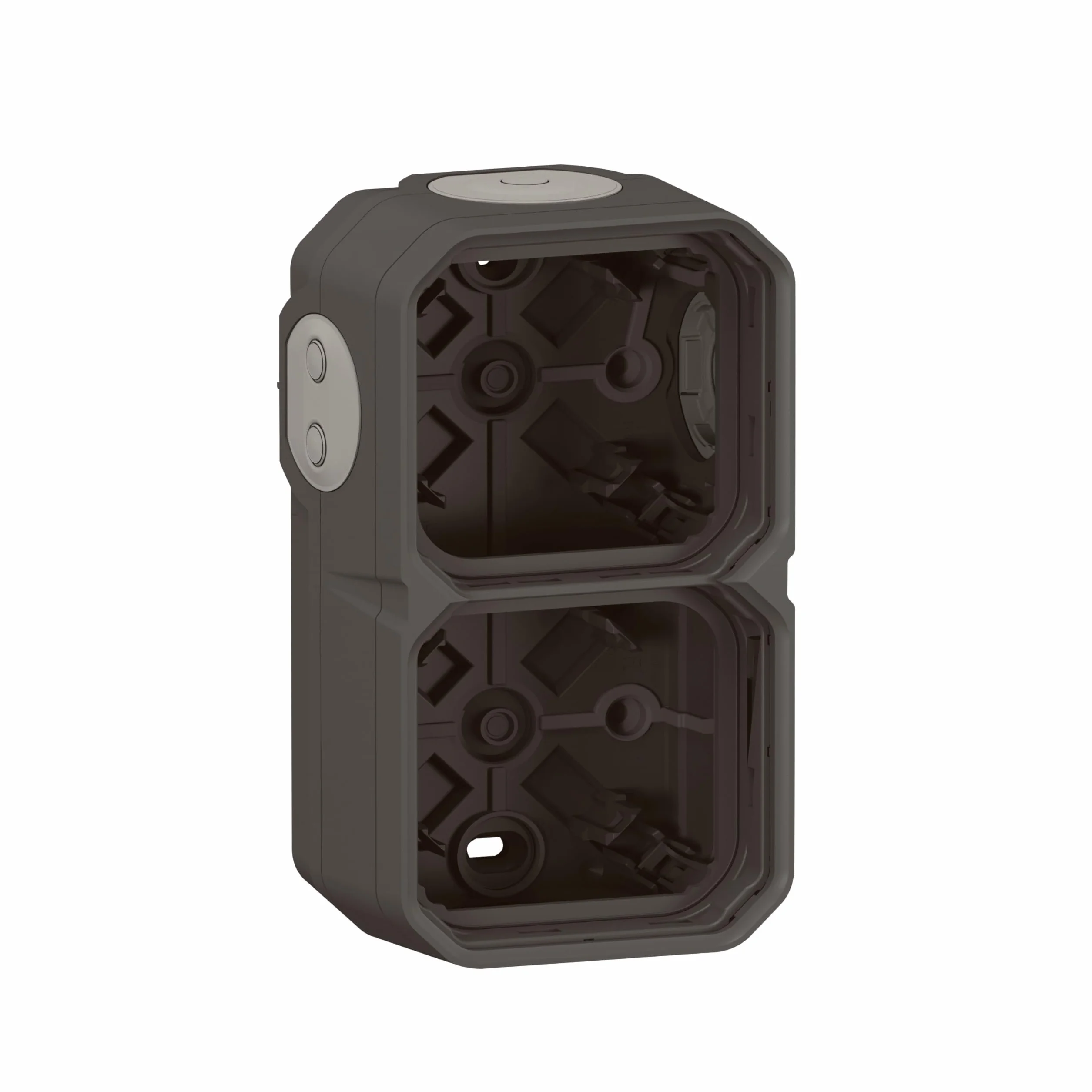 Legrand Plexo New 2-fach Gehäuse, horizontal und vertikal, anthrazit (069602L)
