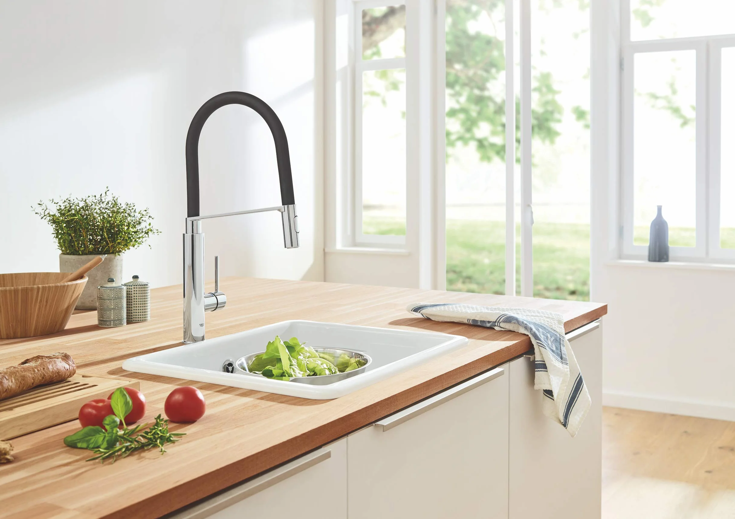 GROHE Concetto Jednouchwytowa bateria zlewozmywakowa, DN 15