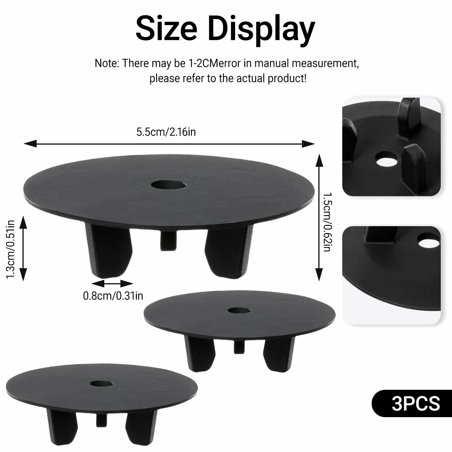 3 szt. Zapasowa uszczelka do syfonu IKEA ATLANT DOMSJÖ, 55 mm gumowa uszczelka do zlewu, akcesoria do korka kosza, zapasowa uszczelka